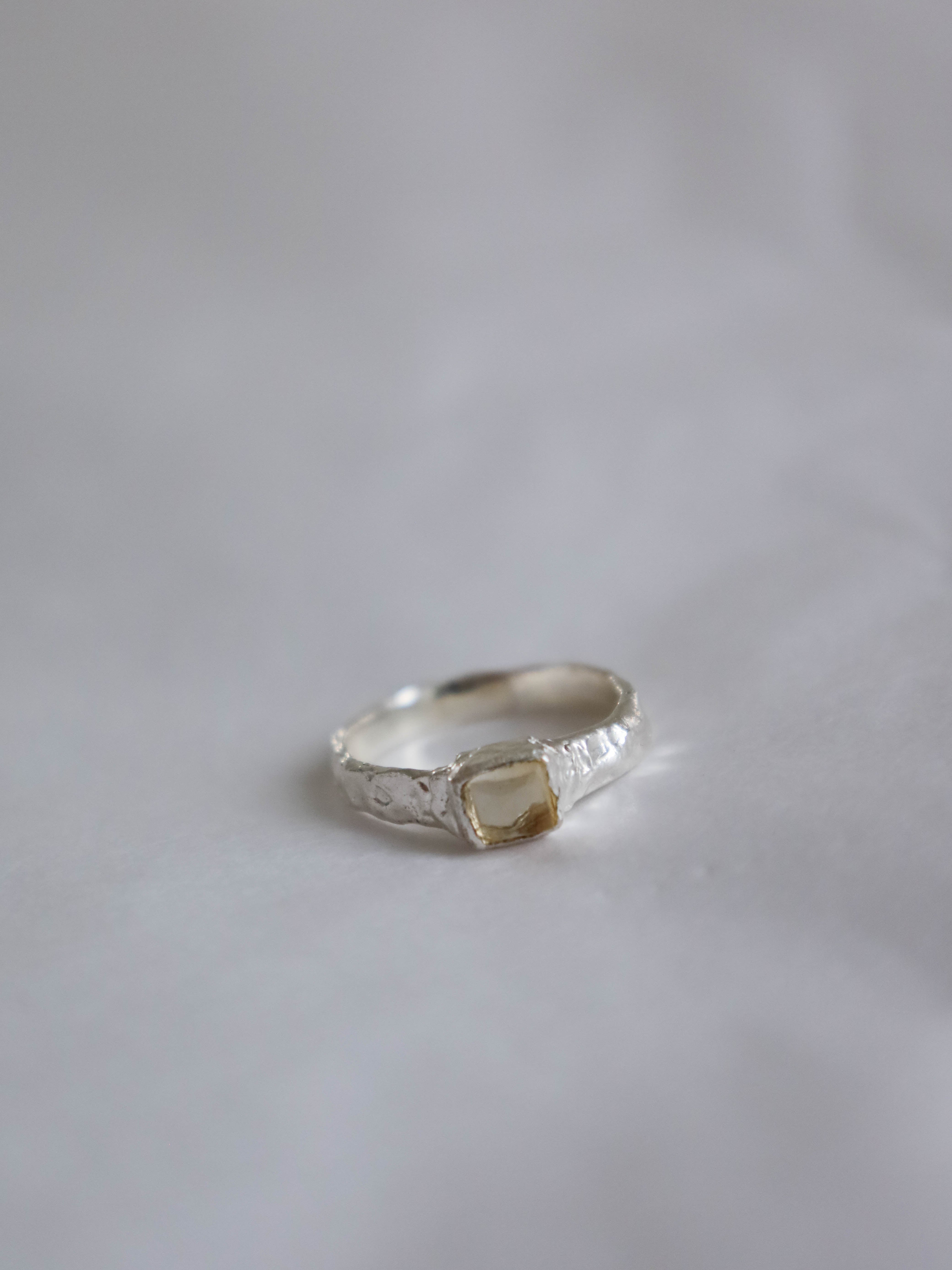 Jade Ring Silver