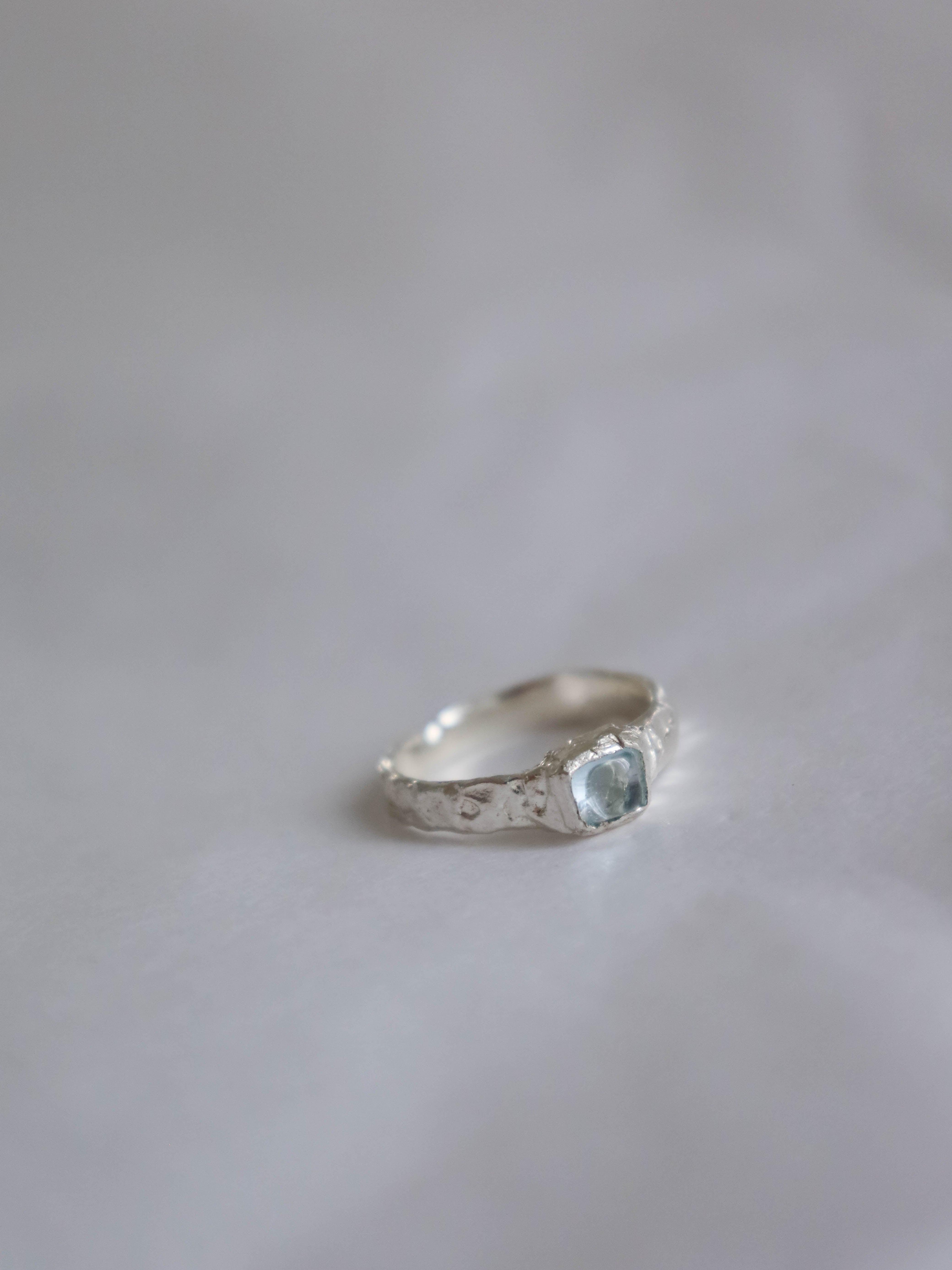 Jade Ring Silver
