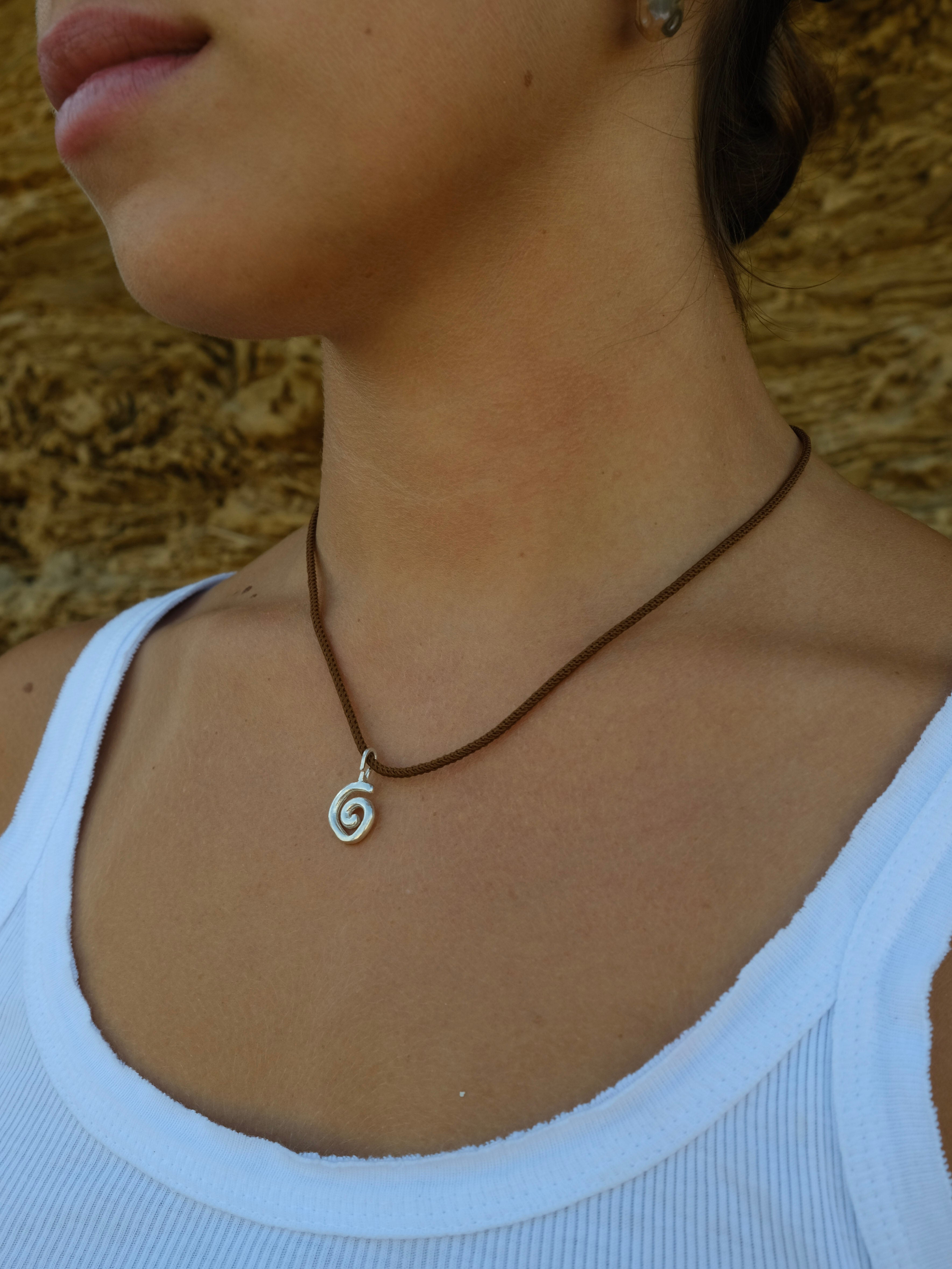 Spiral Necklace Silver | LIMITED