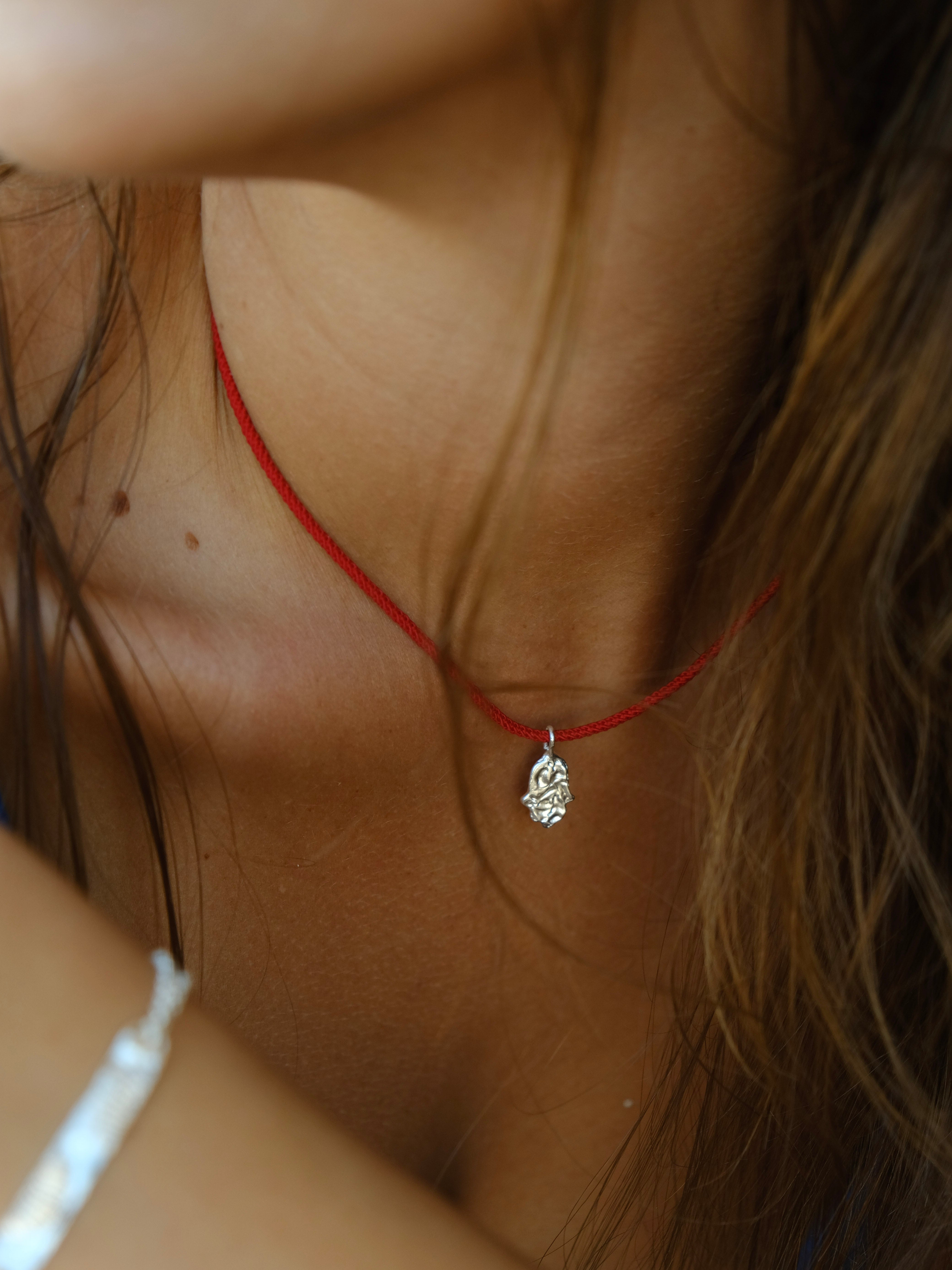 Hamsa Necklace Silver | LIMITED