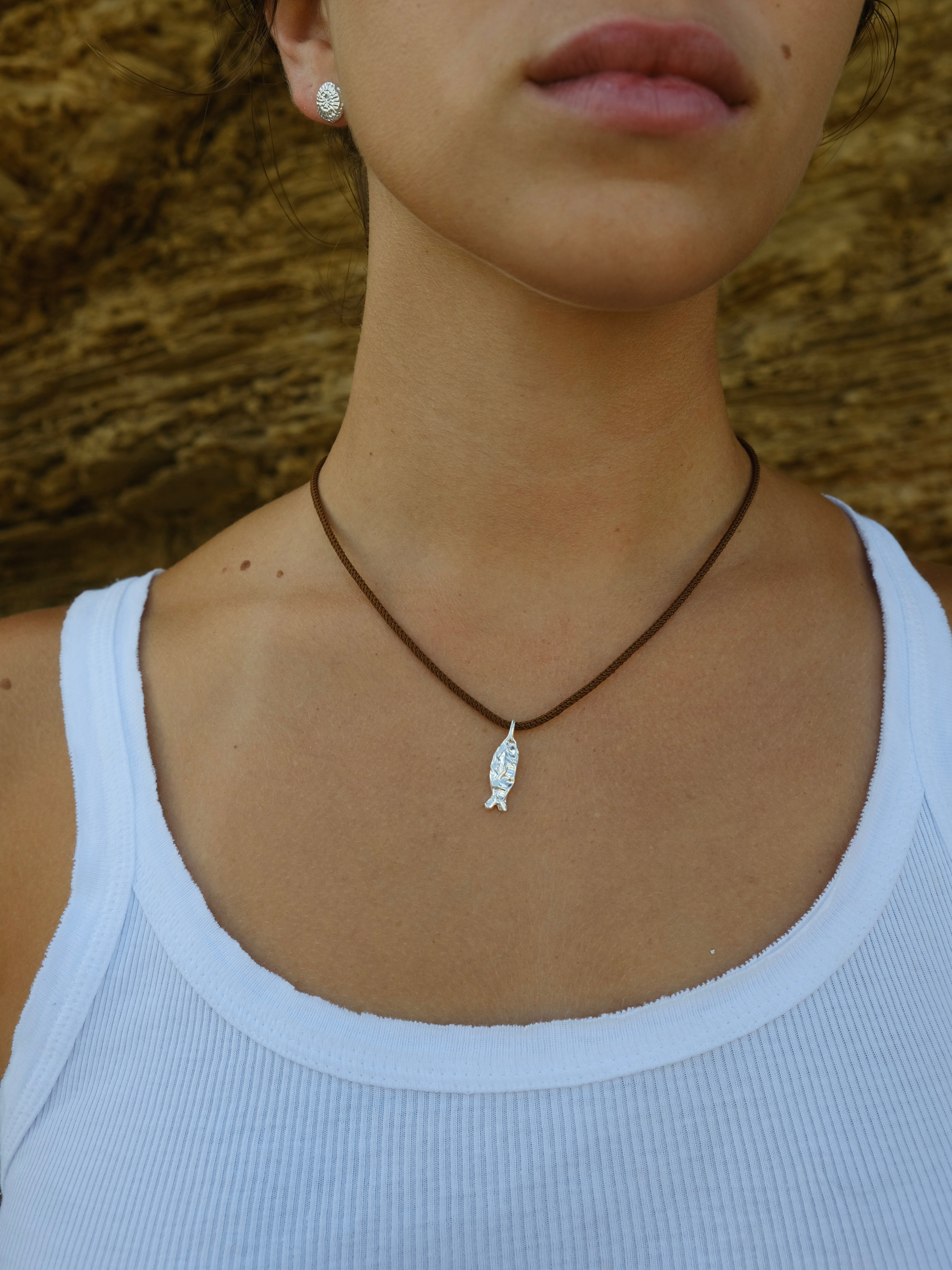 Fish Necklace Silver | LIMITED