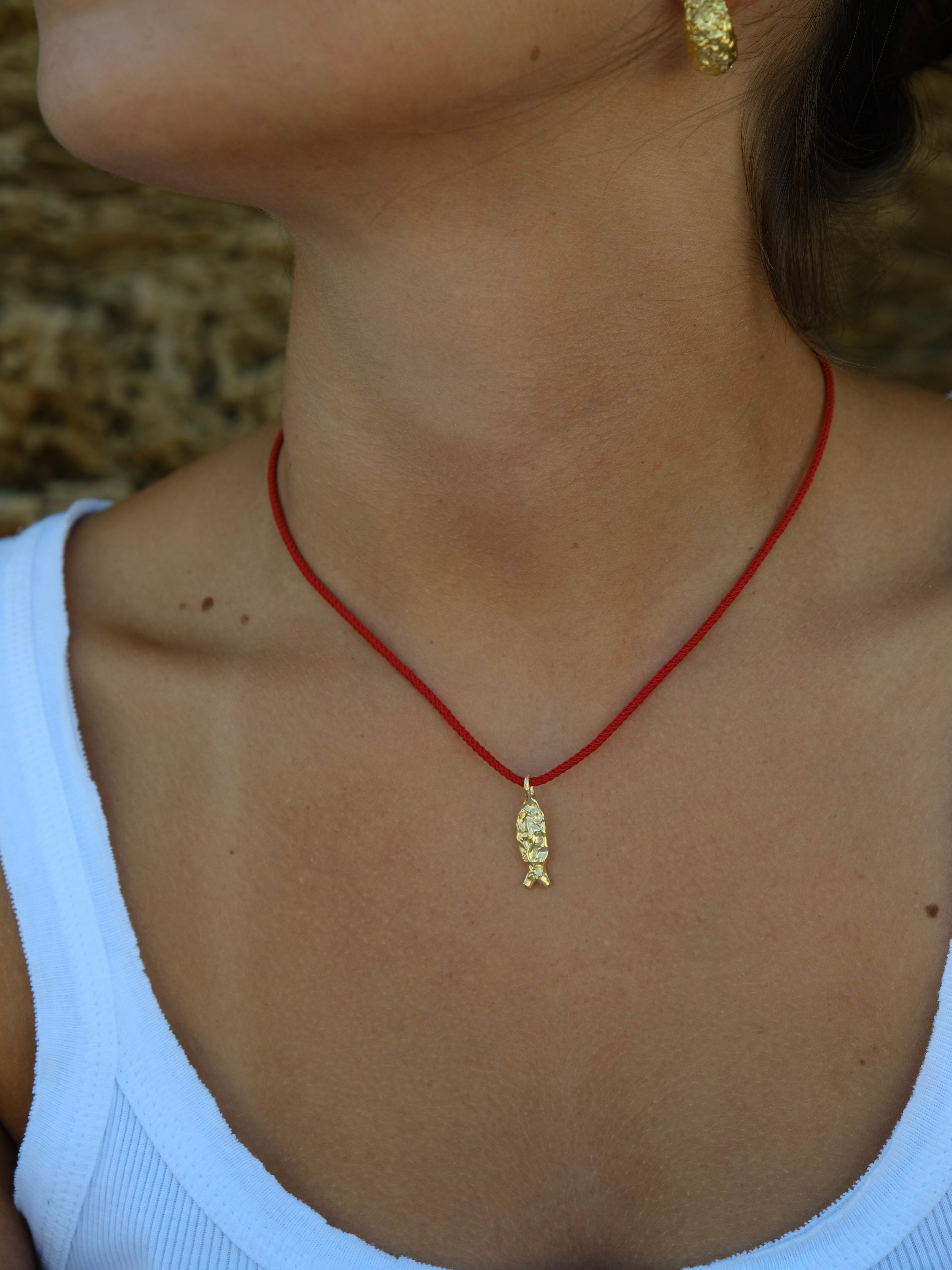 Fish Necklace Gold | LIMITED