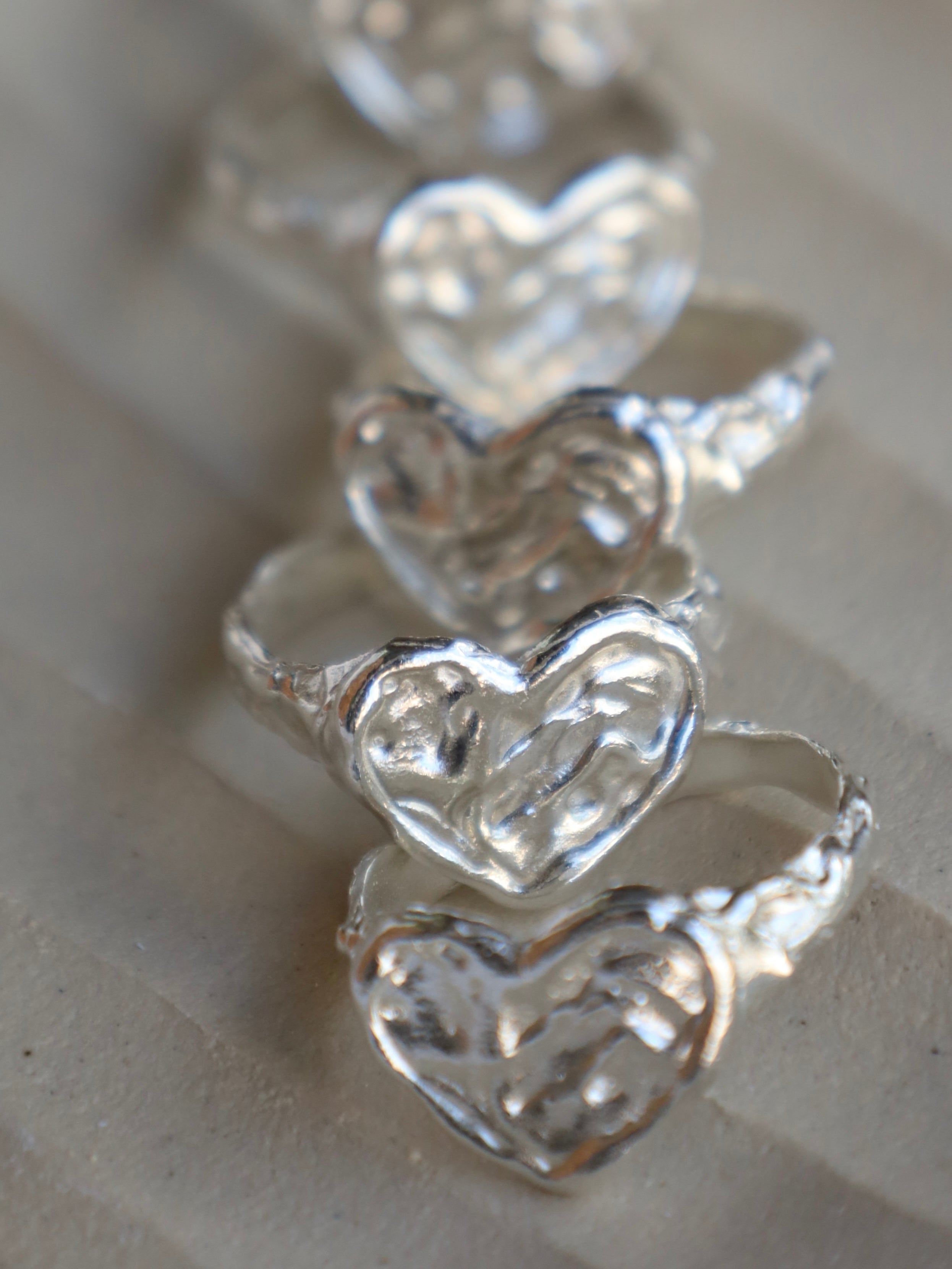 Heart Ring Silver