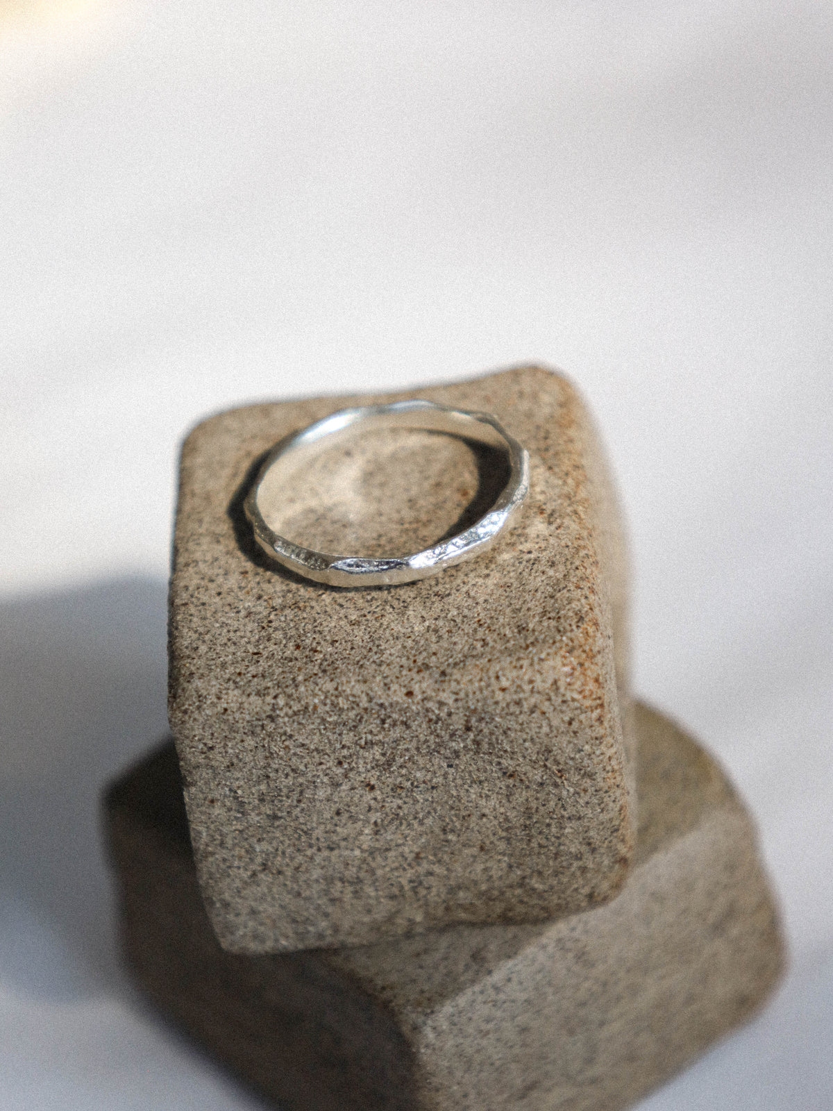 Sand Ring Silver