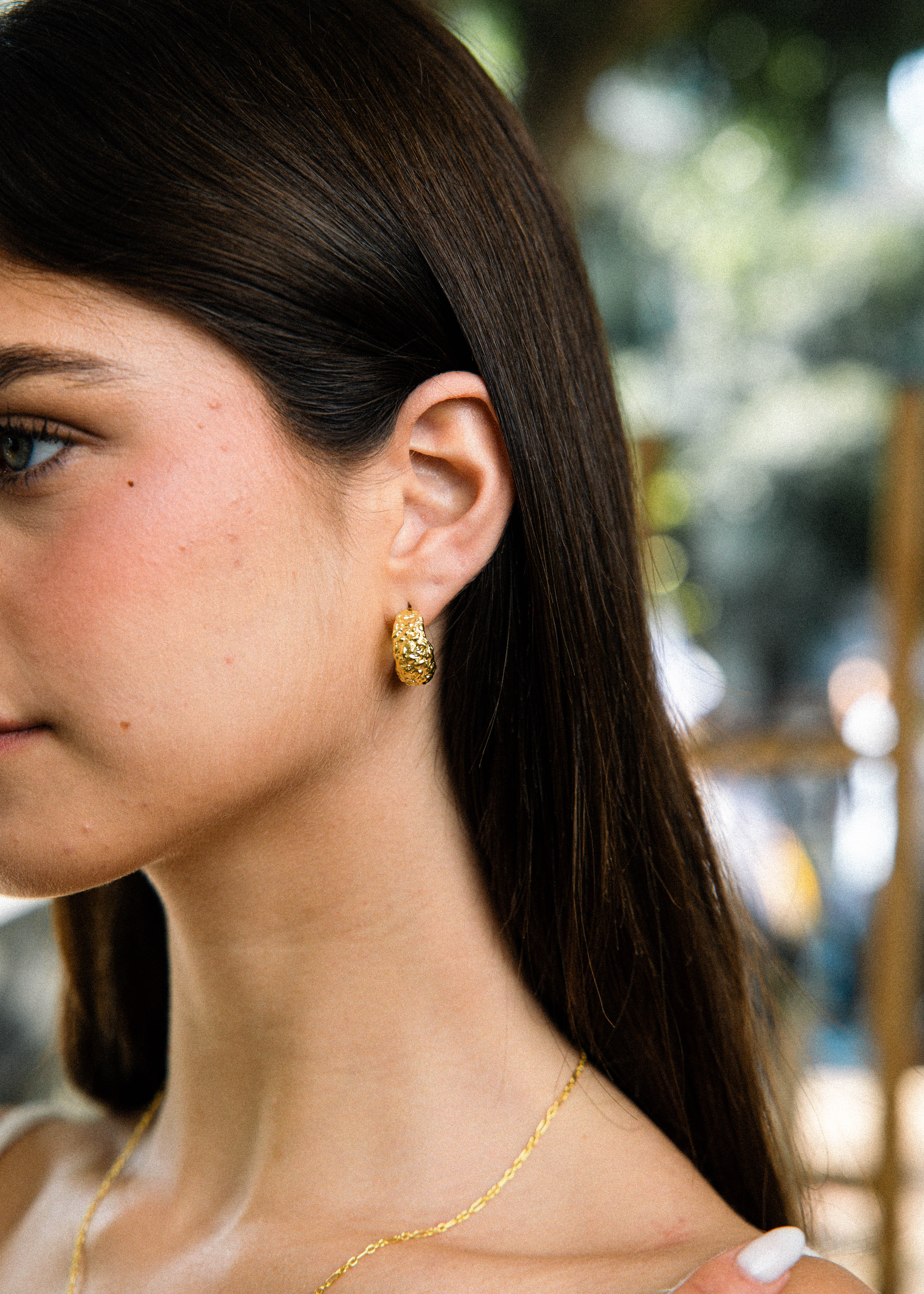 Chuncky Almog Earrings Gold