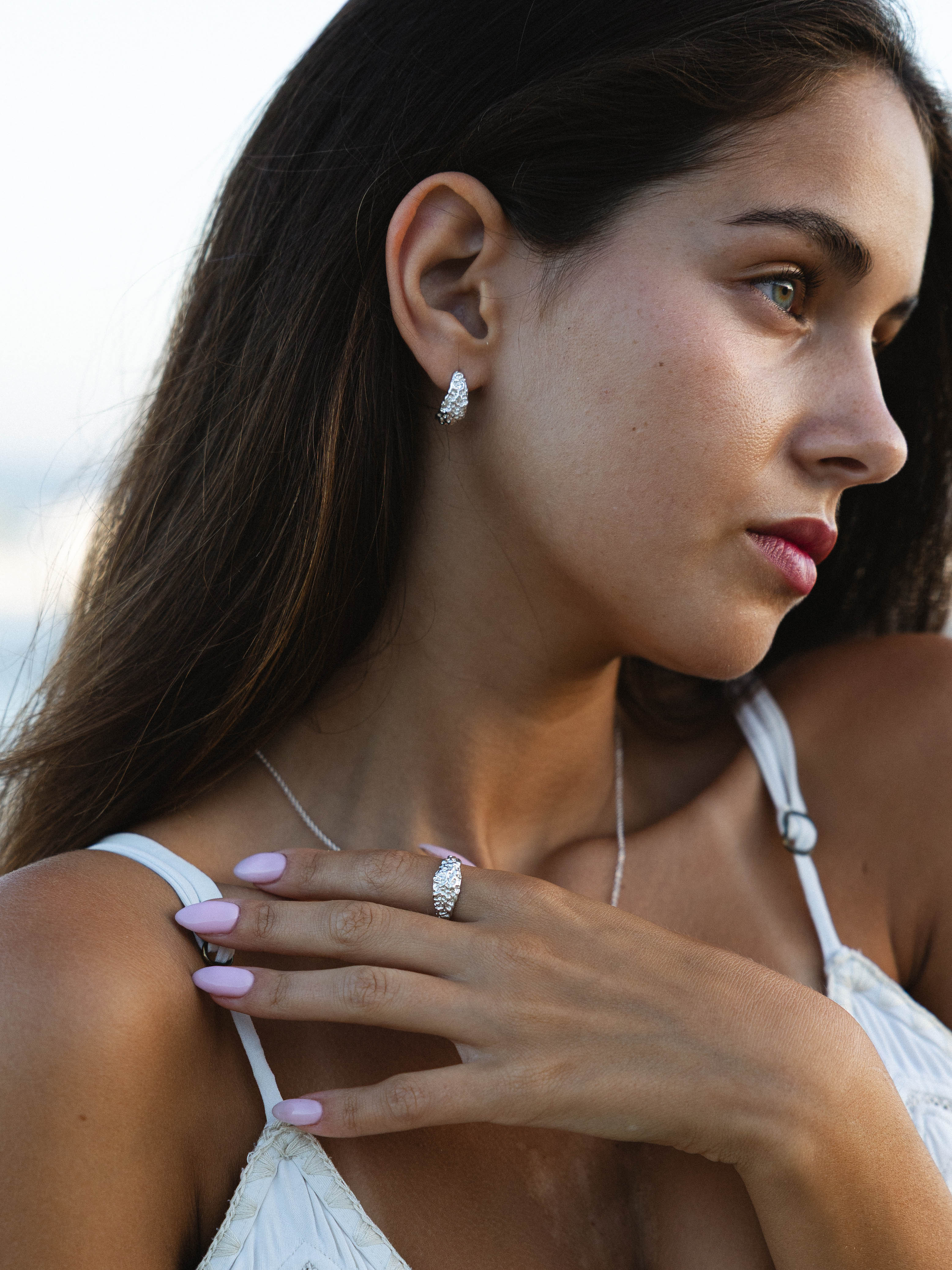 Almog Earrings Silver