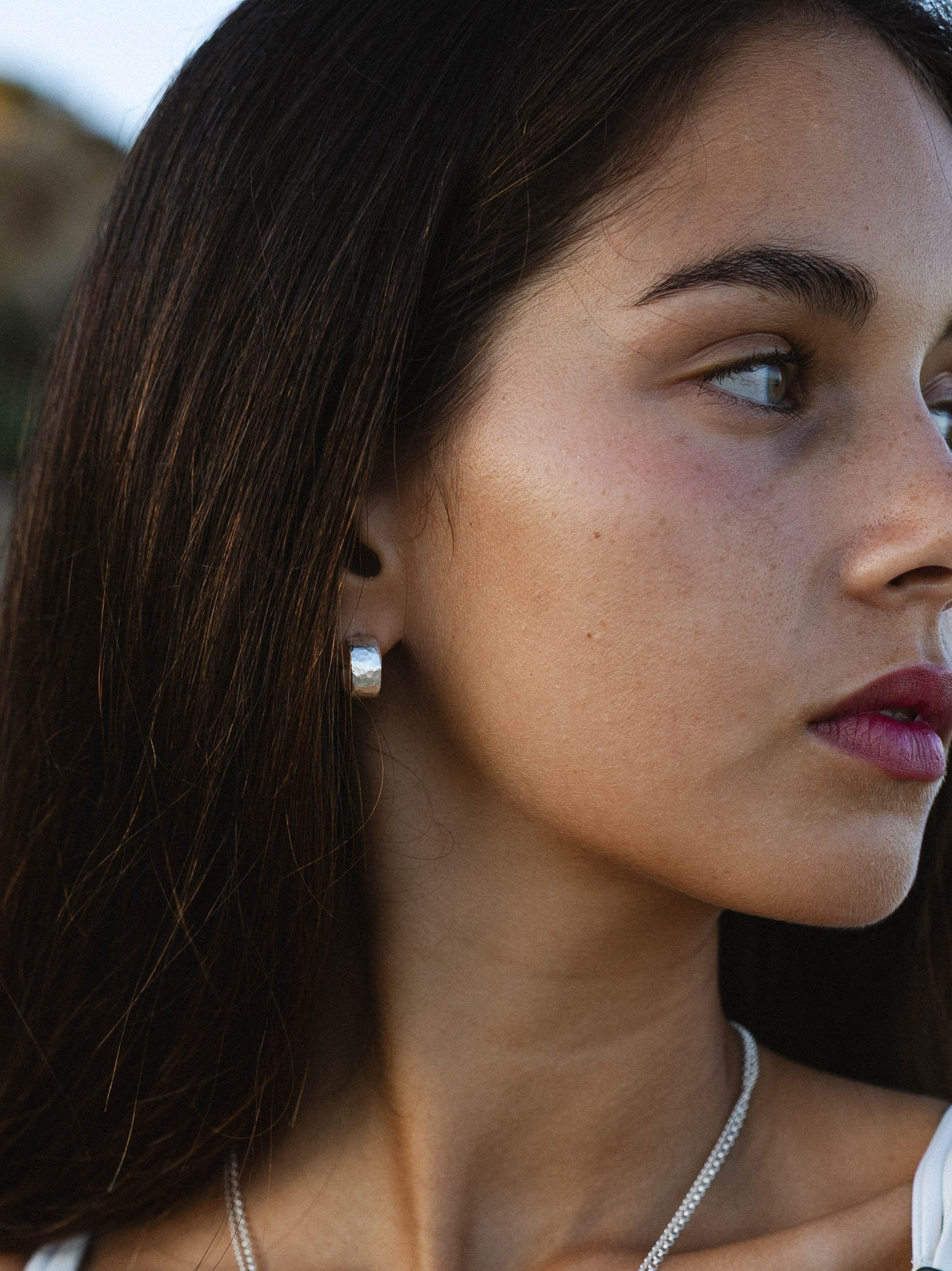 Mini Ariel Earrings Silver