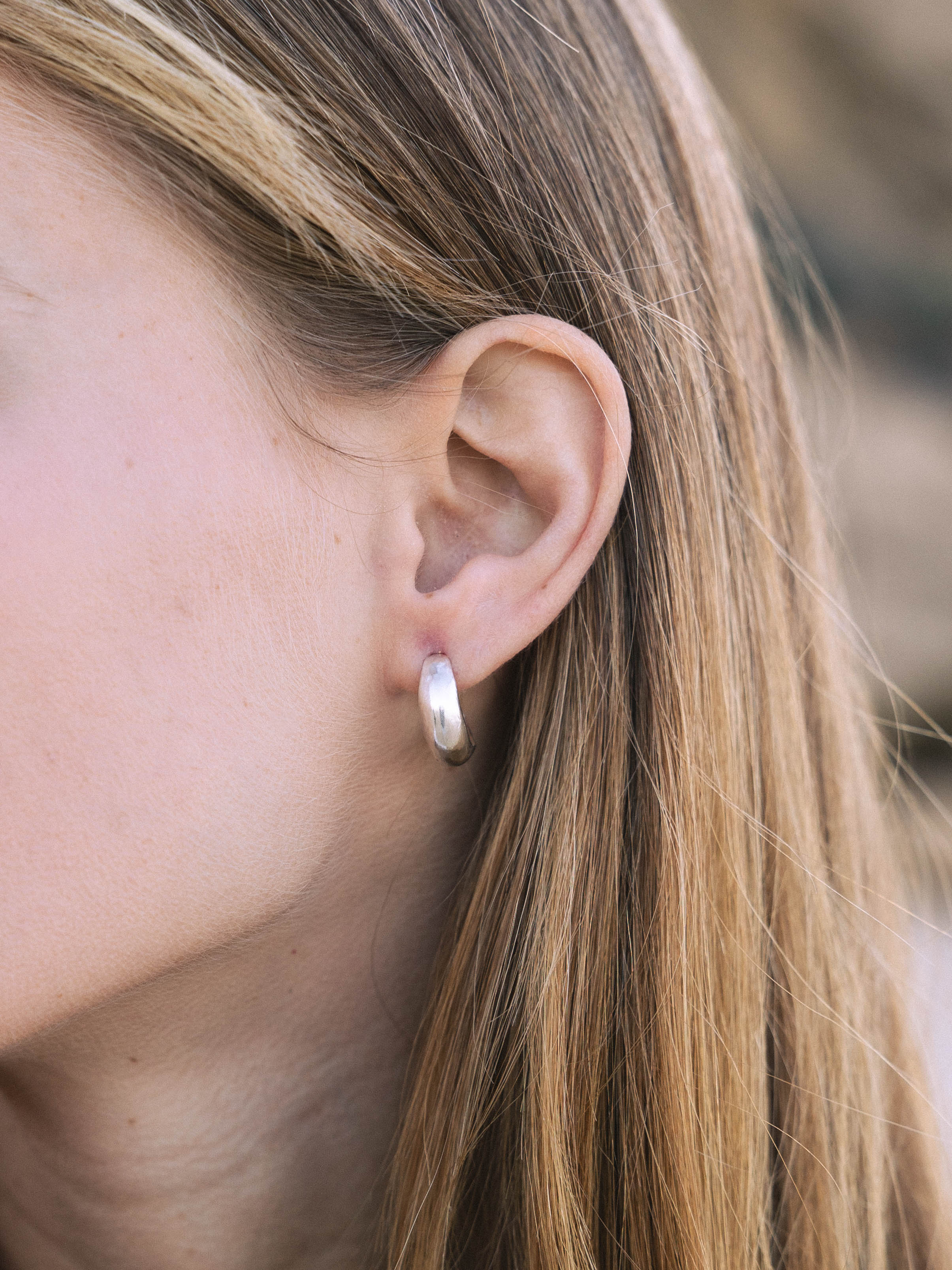 Bell Earrings Silver