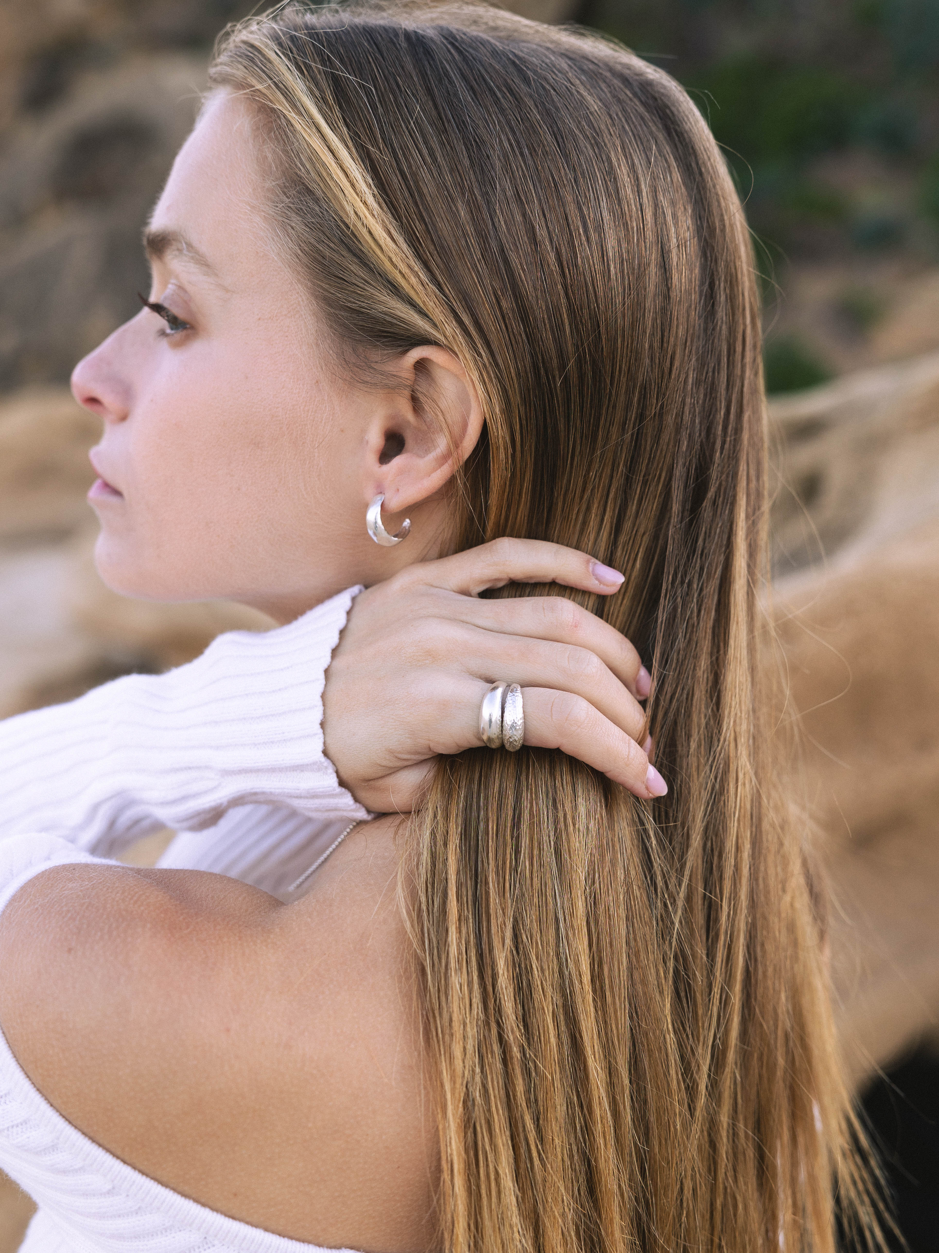 Bell Earrings Silver