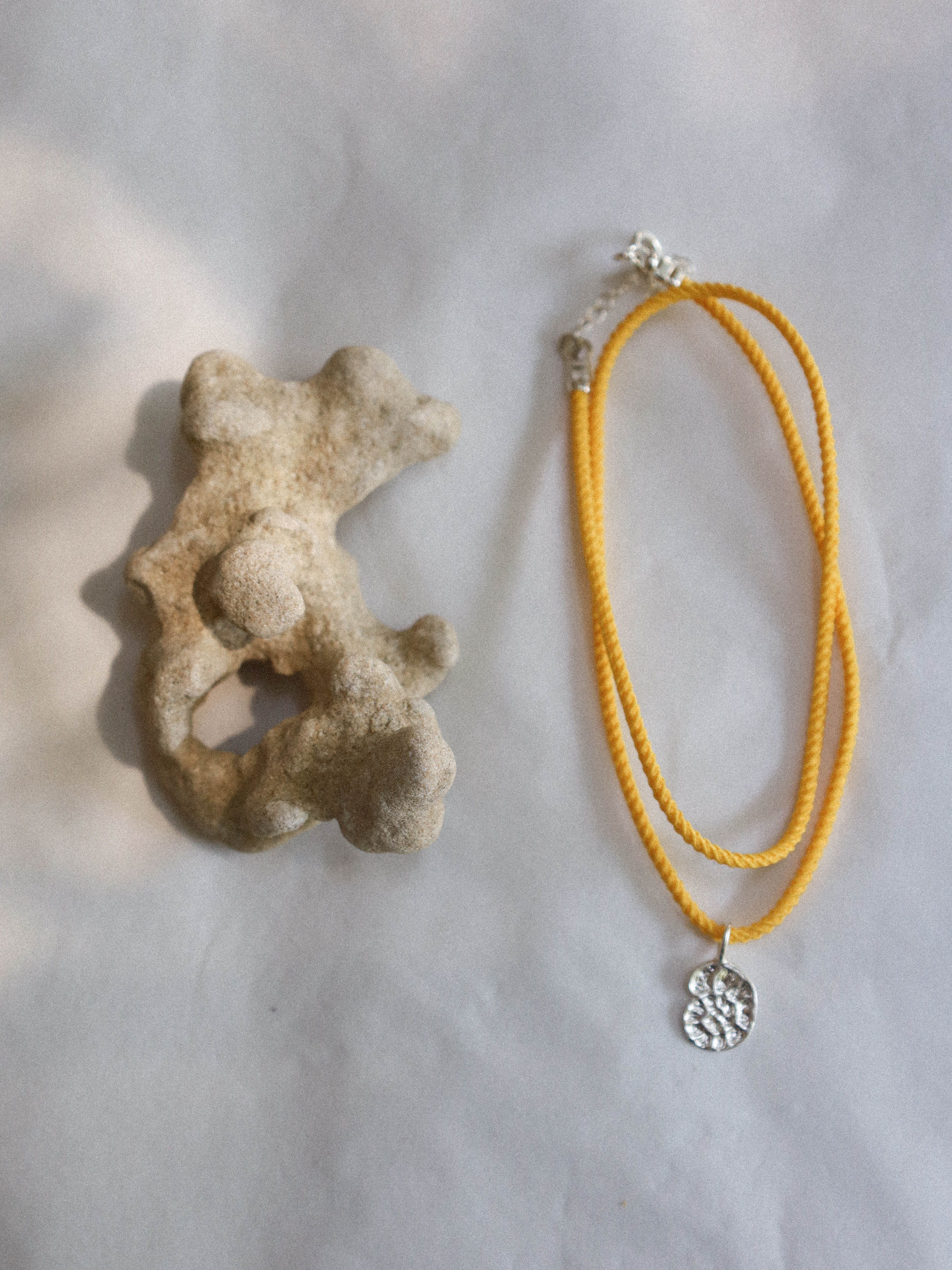 Fossil Necklace Silver | LIMITED