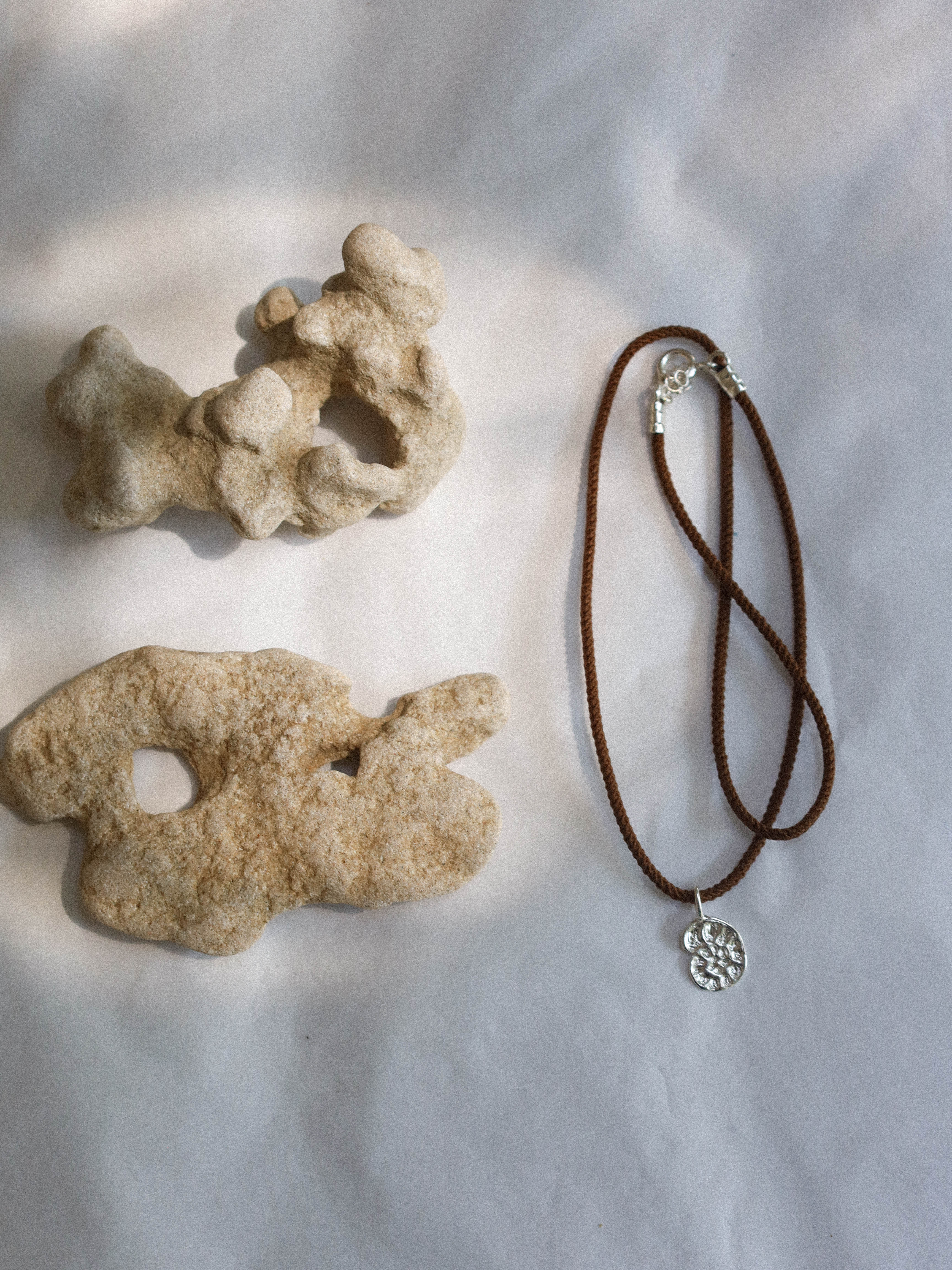 Fossil Necklace Silver | LIMITED