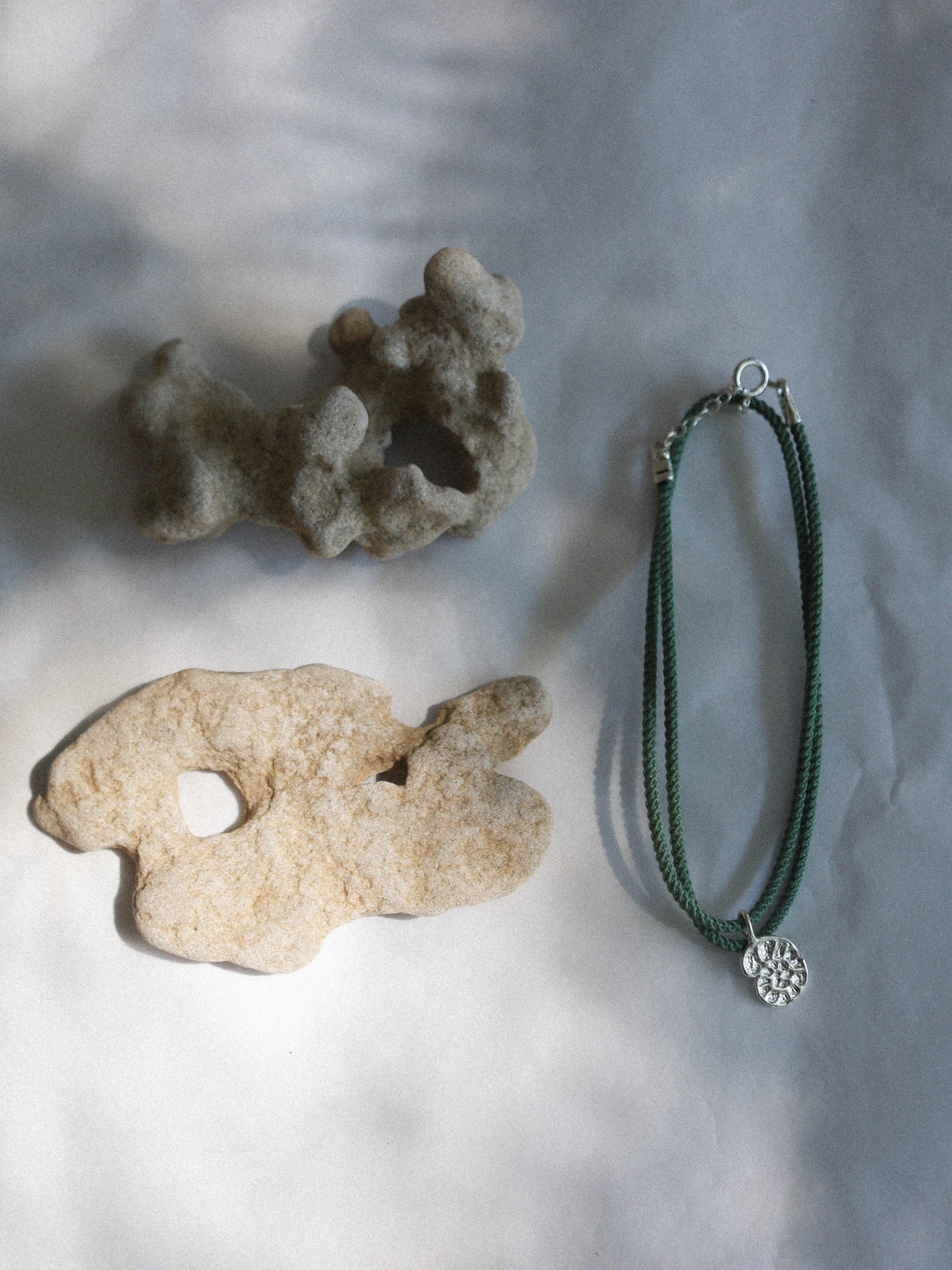 Fossil Necklace Silver | LIMITED