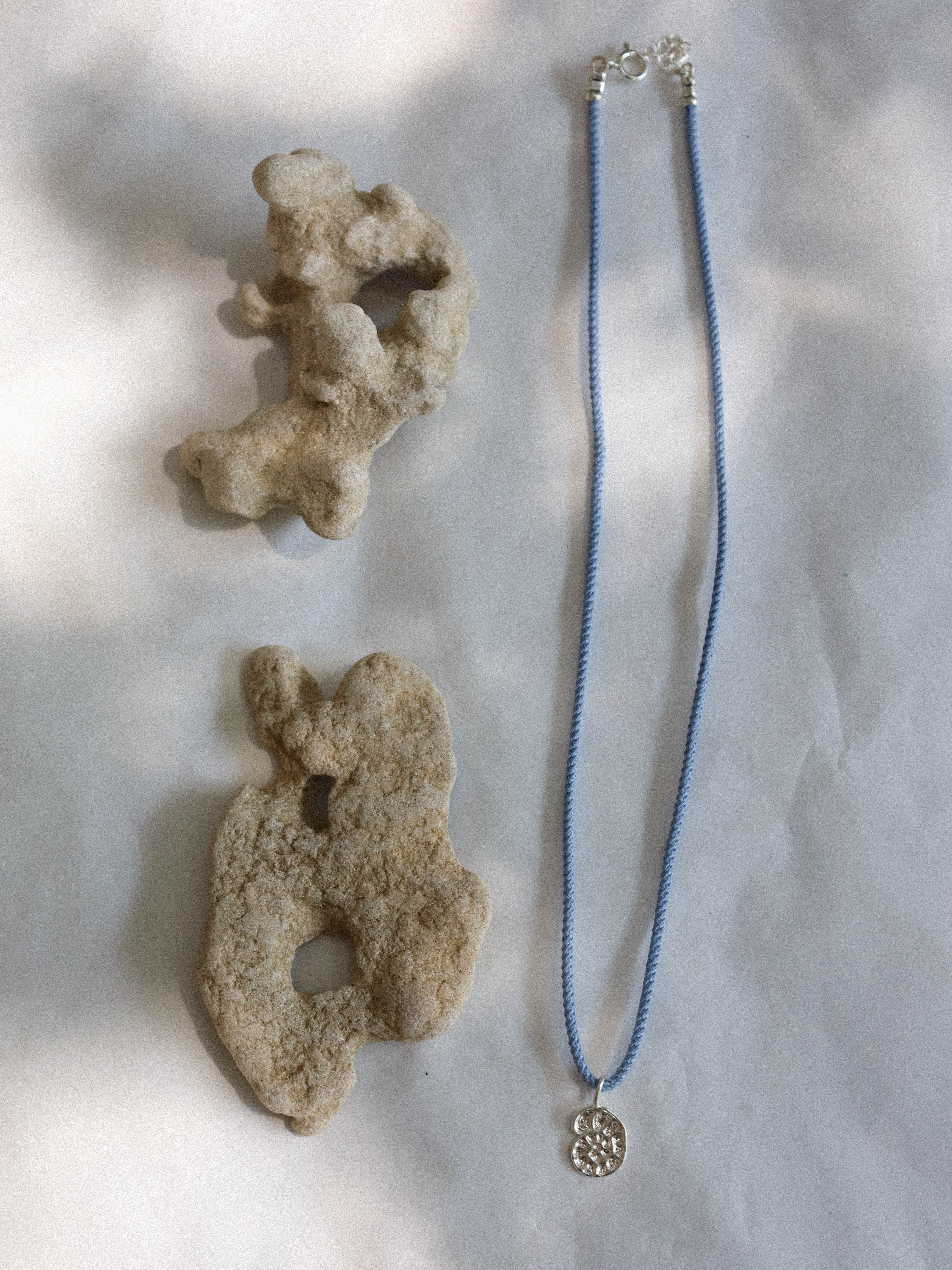 Fossil Necklace Silver | LIMITED