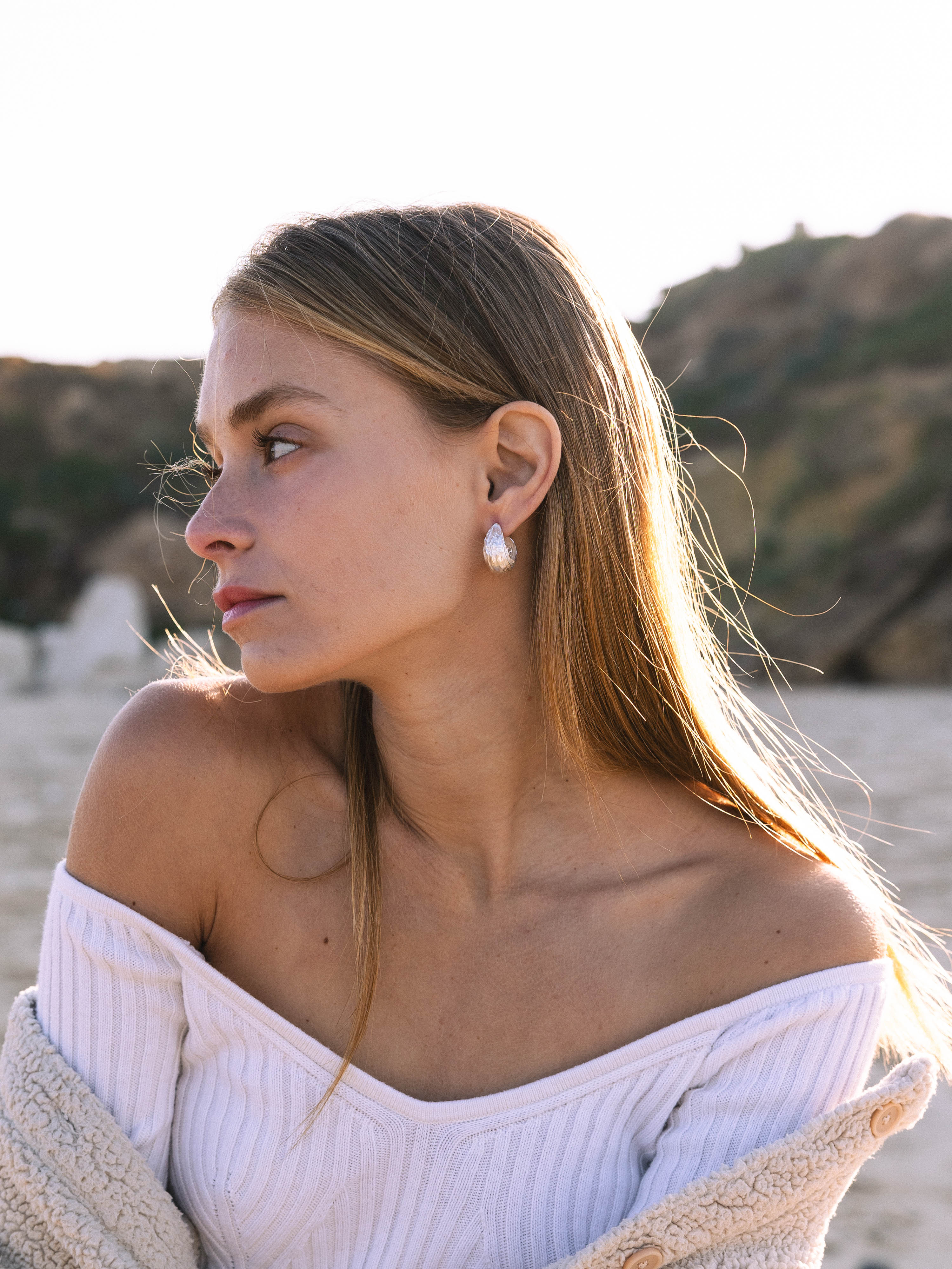 Mist Earrings Silver