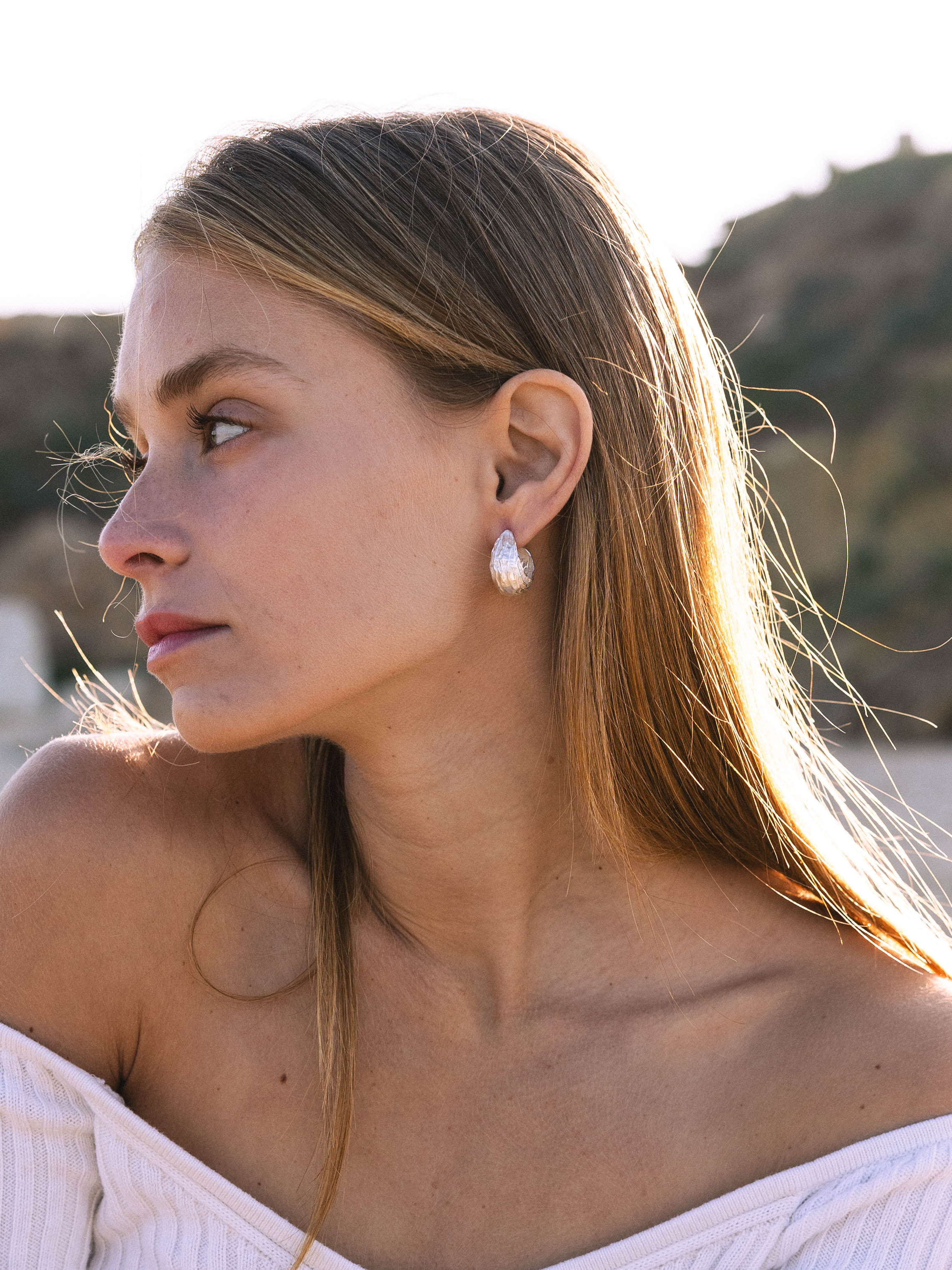 Mist Earrings Silver