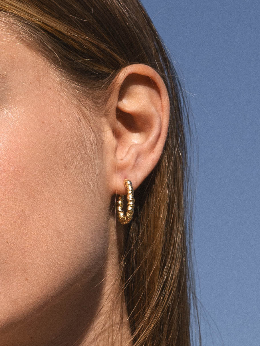 Rope Earrings Gold