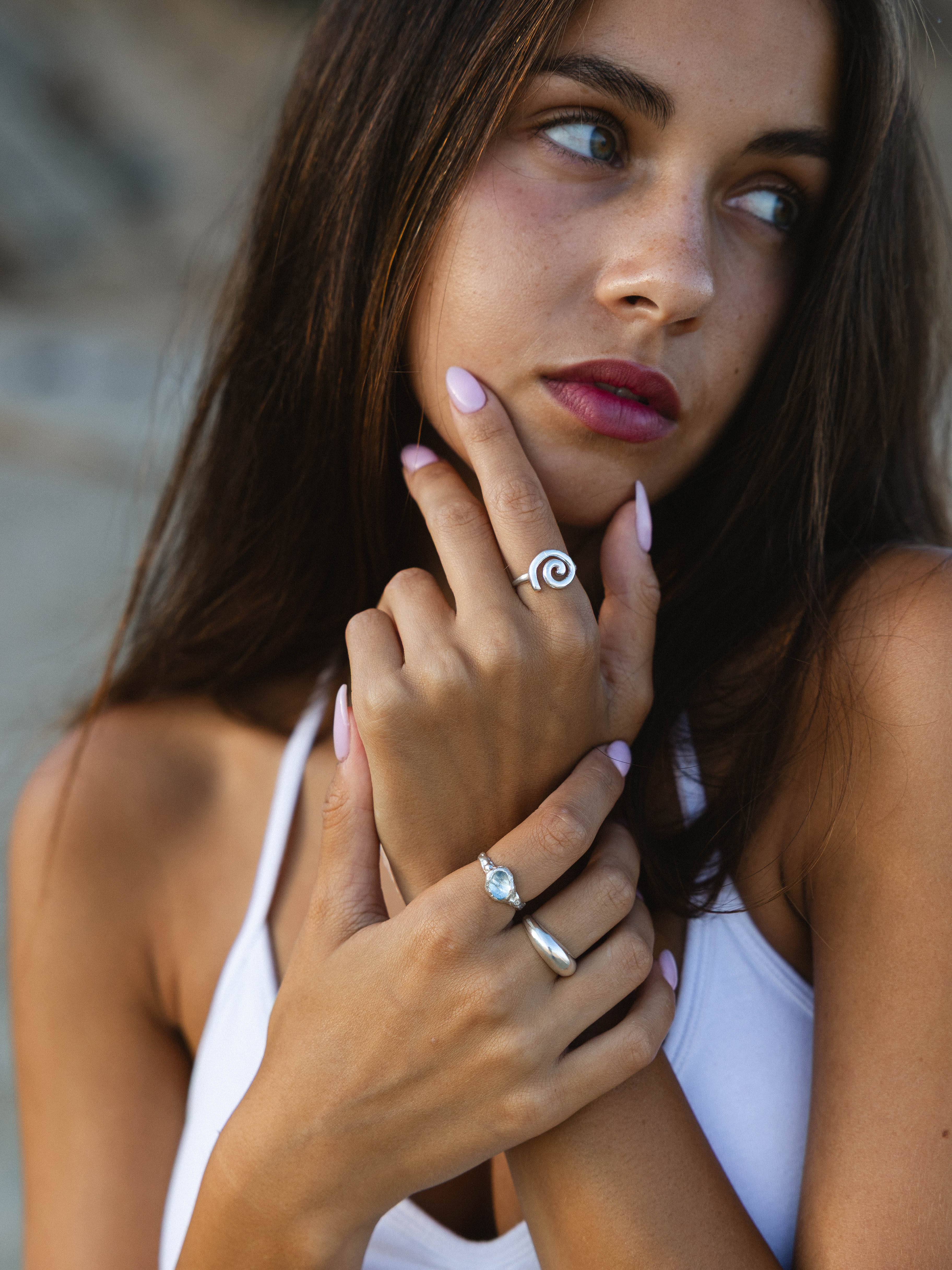 Spiral Ring Silver