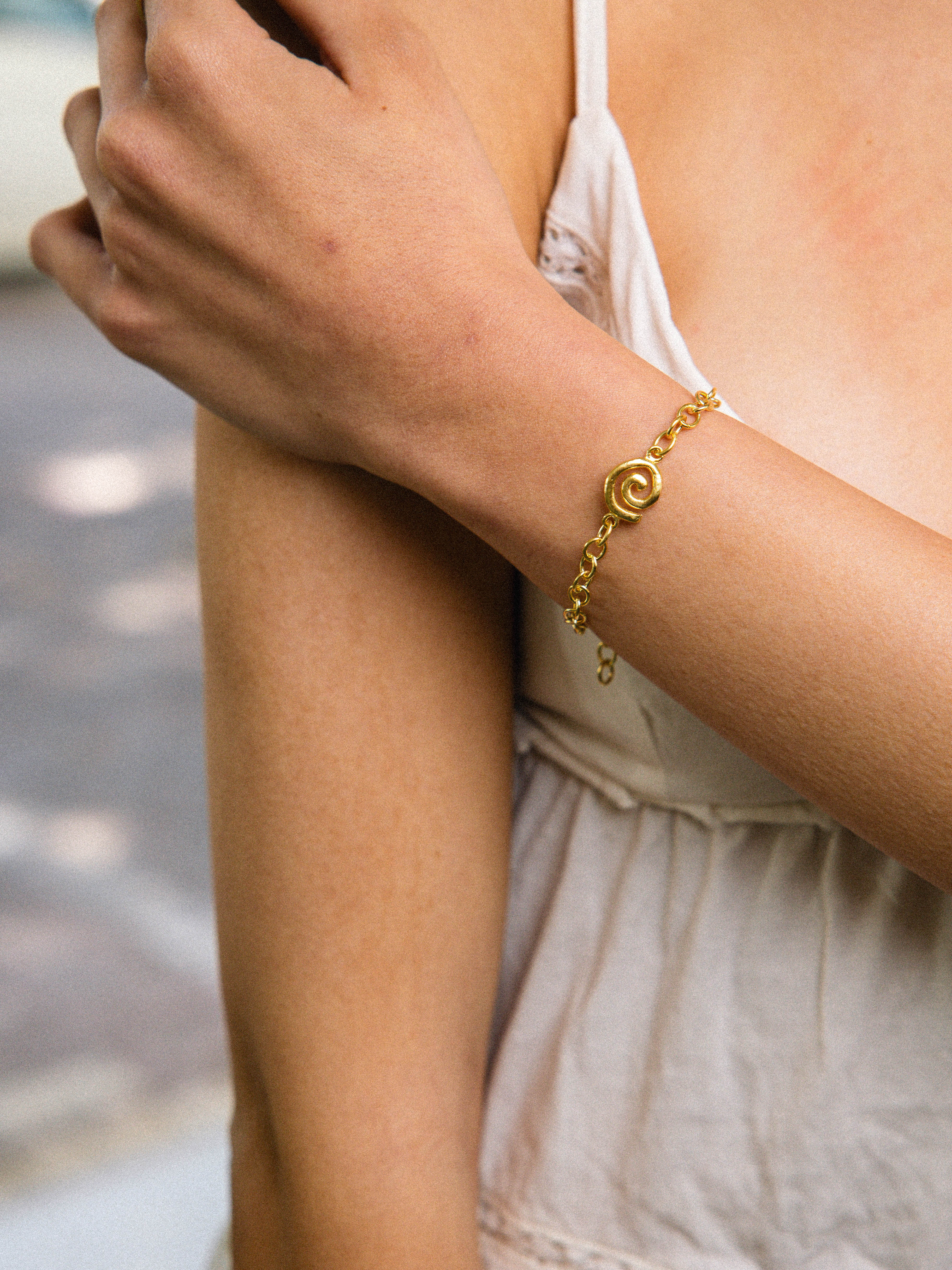 Spiral Bracelet Gold