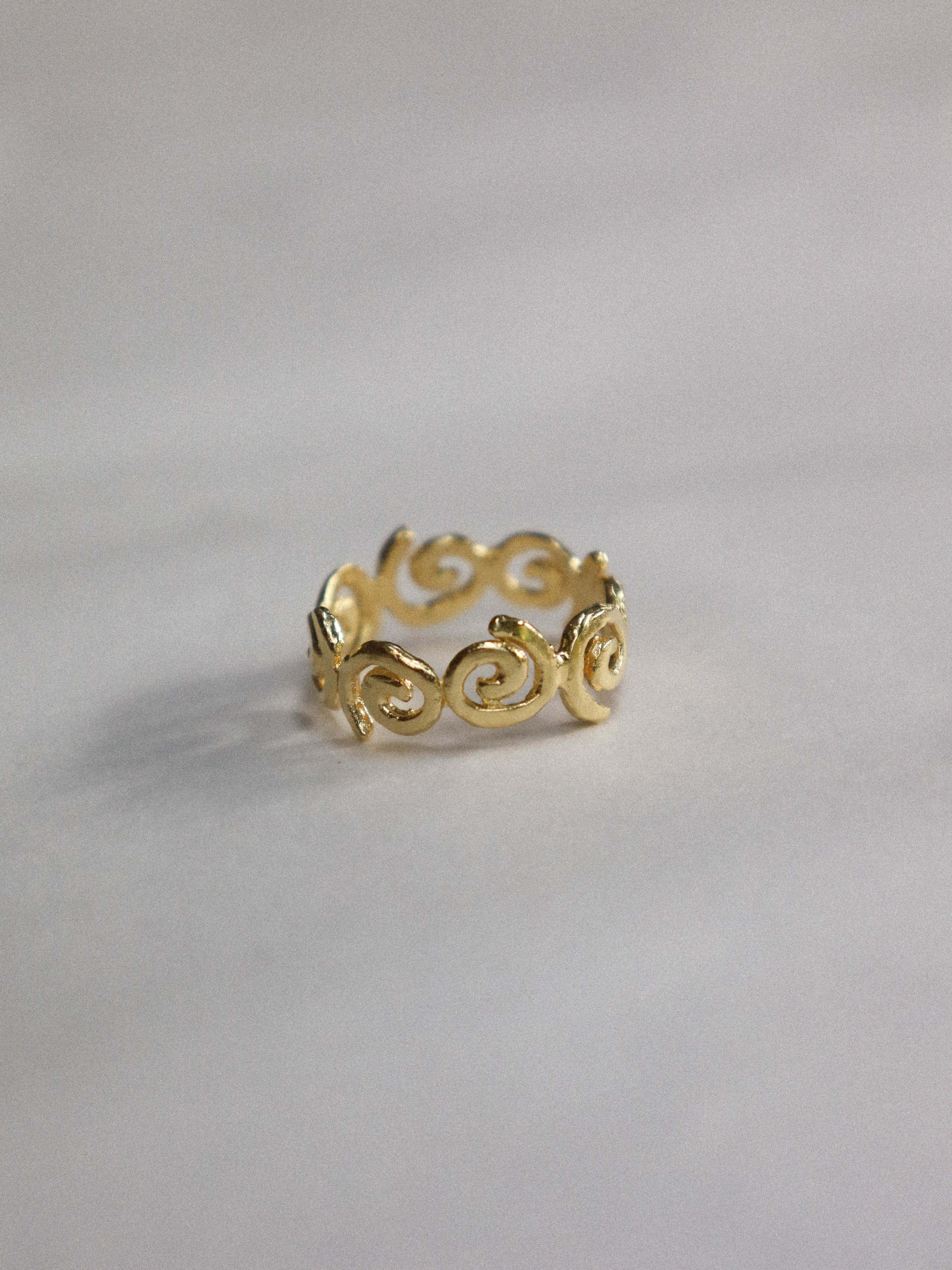 Mini Spiral Ring Gold