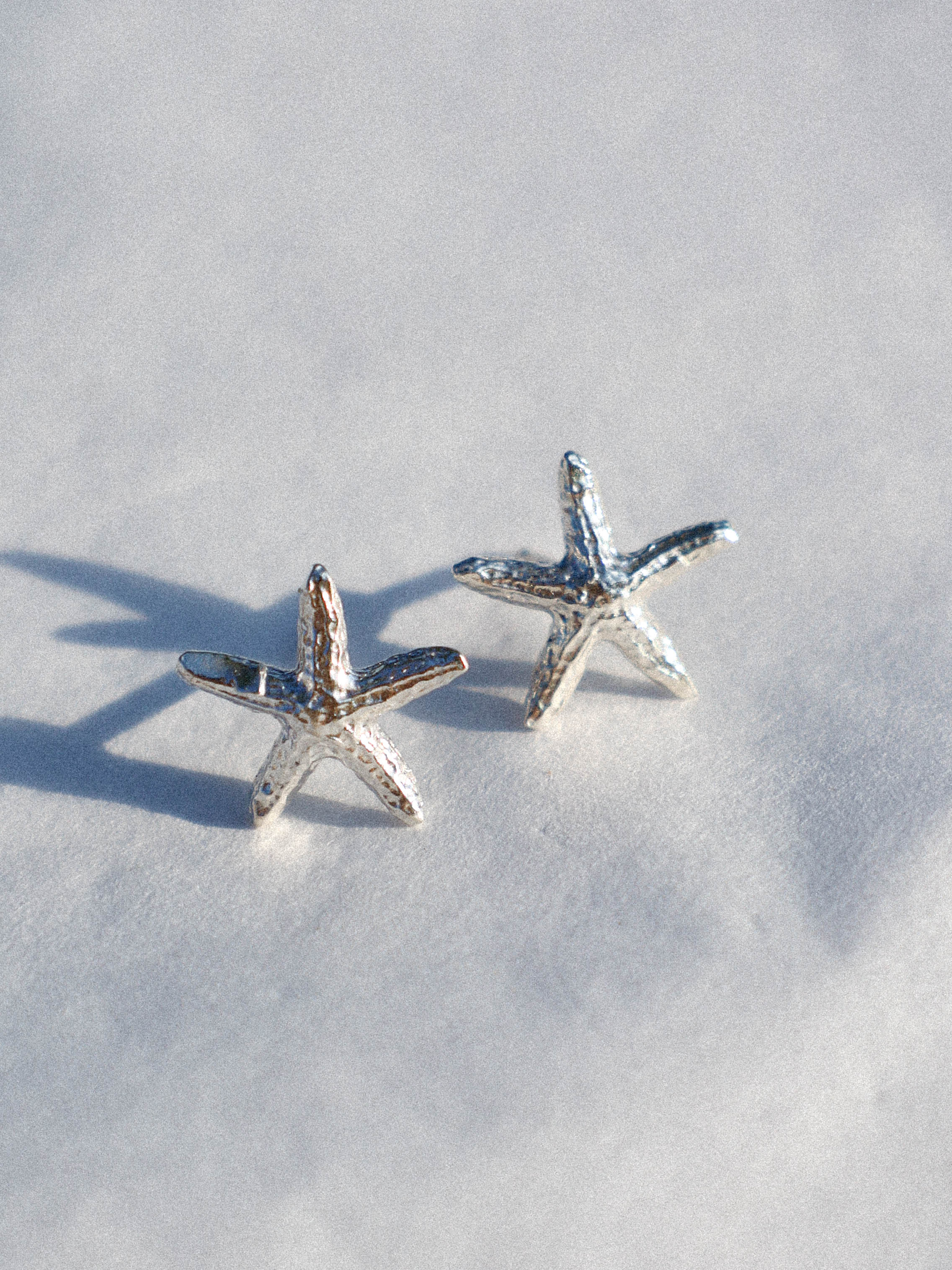 Starfish Studs Silver