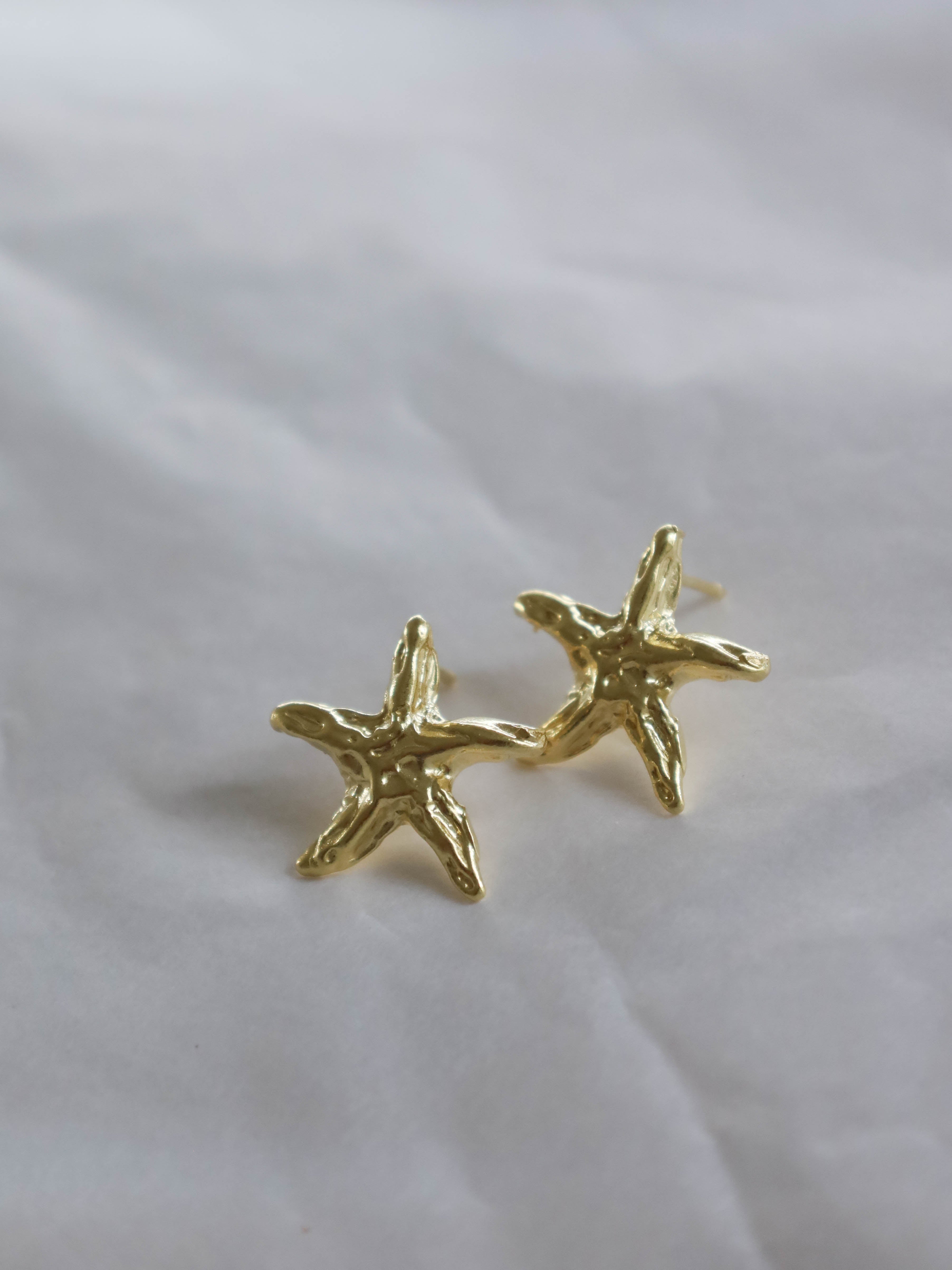 Star Earrings Gold