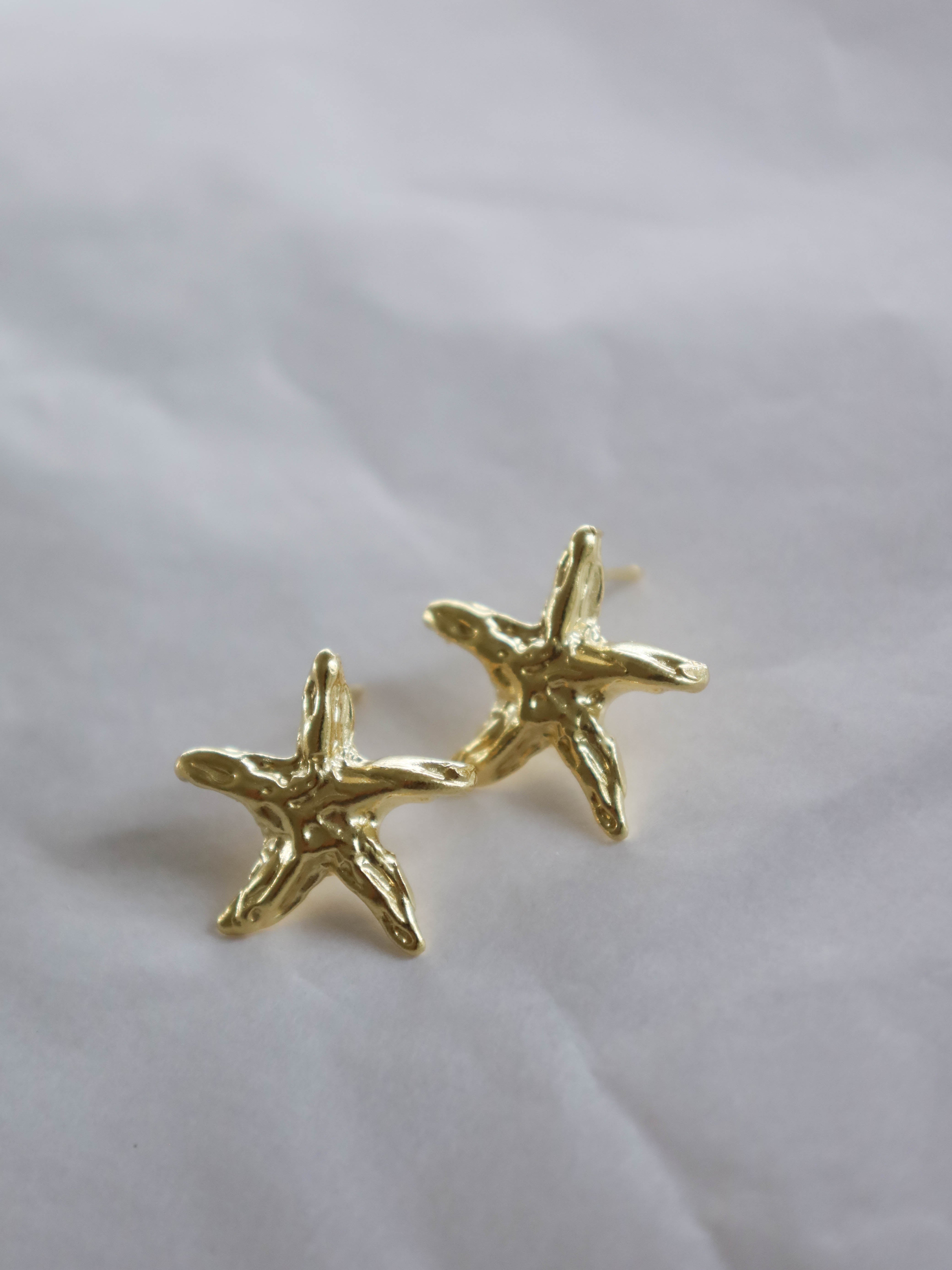 Star Earrings Gold