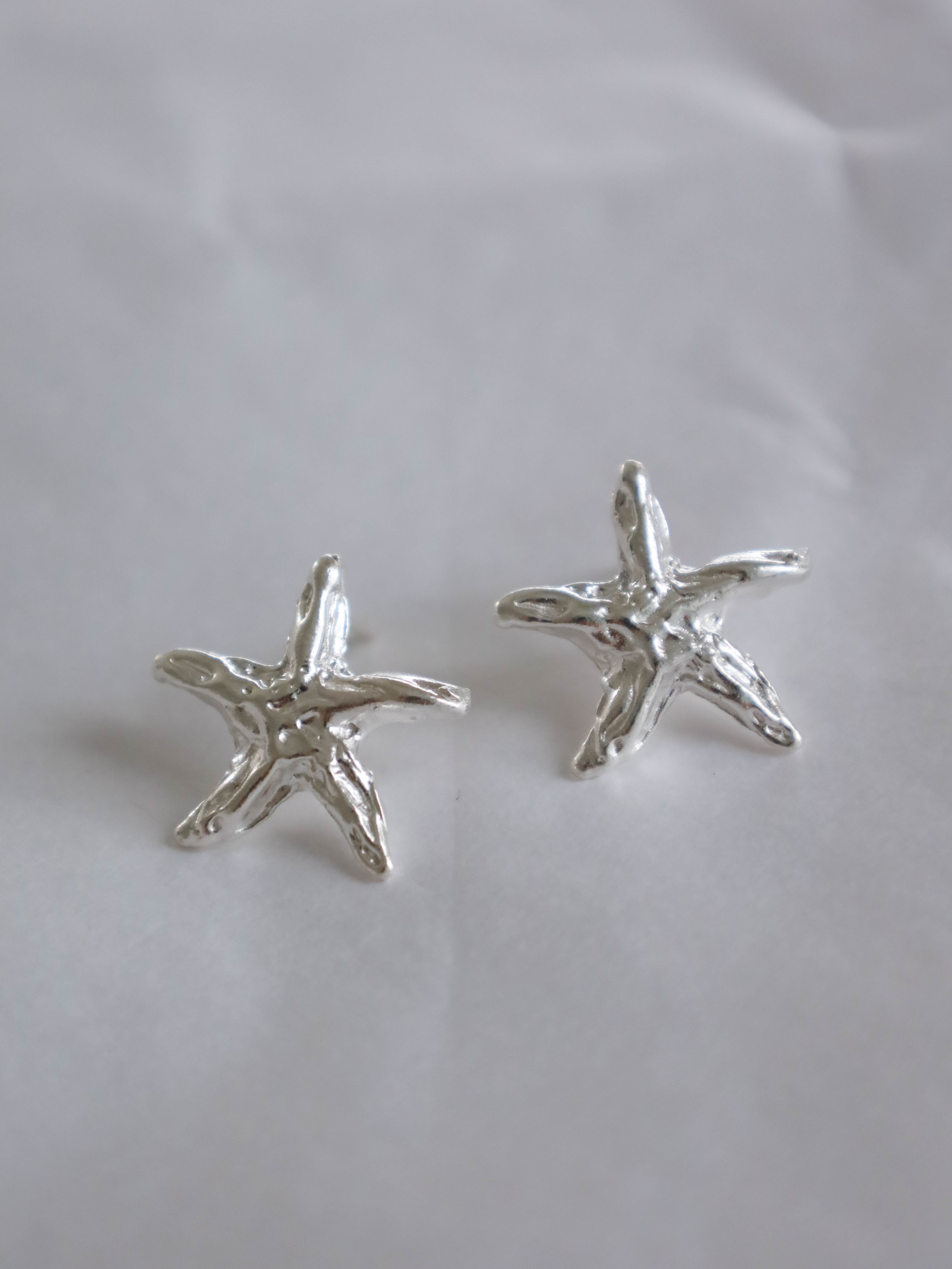 Star Earrings Silver