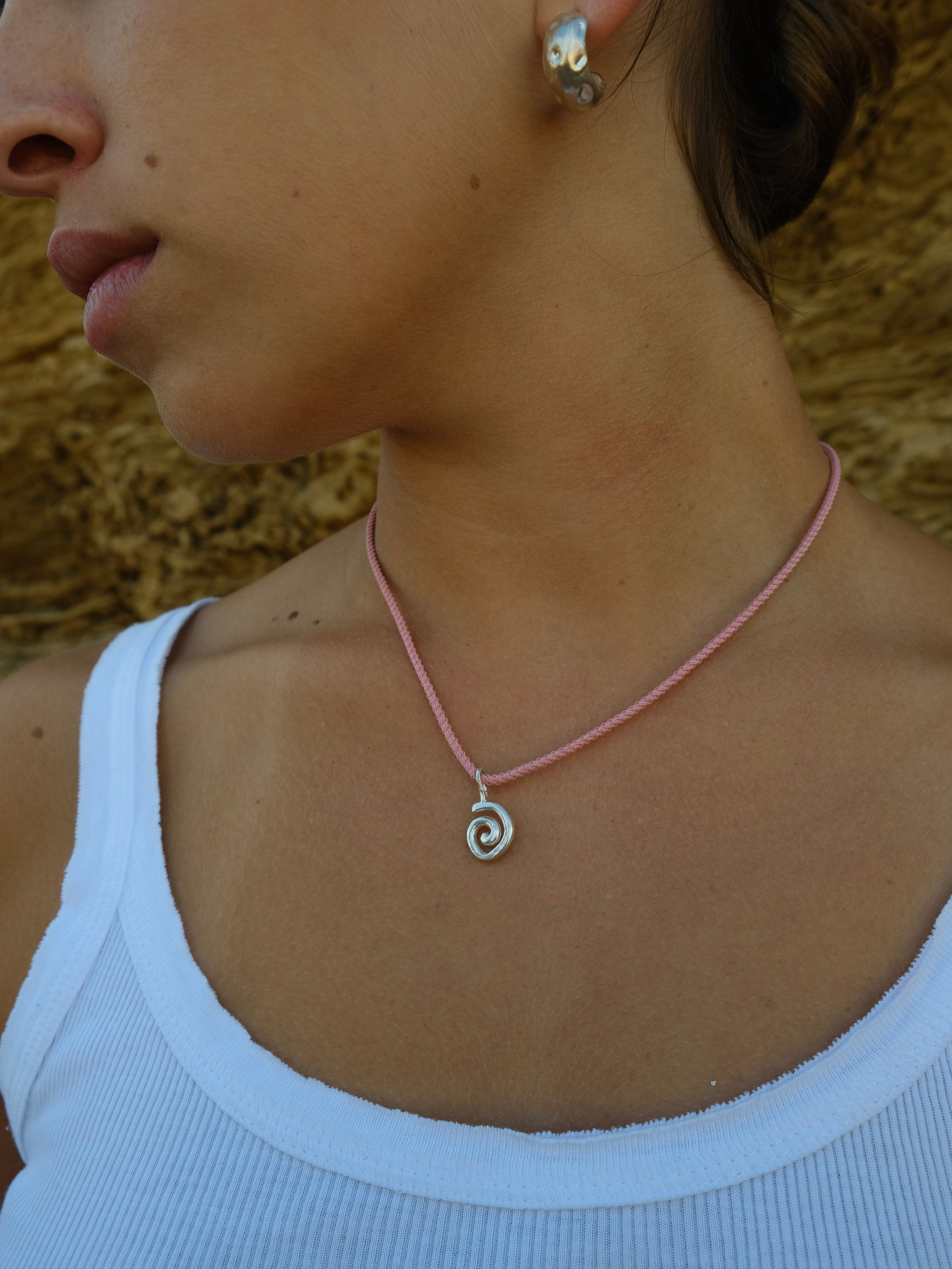 Spiral Necklace Silver | LIMITED
