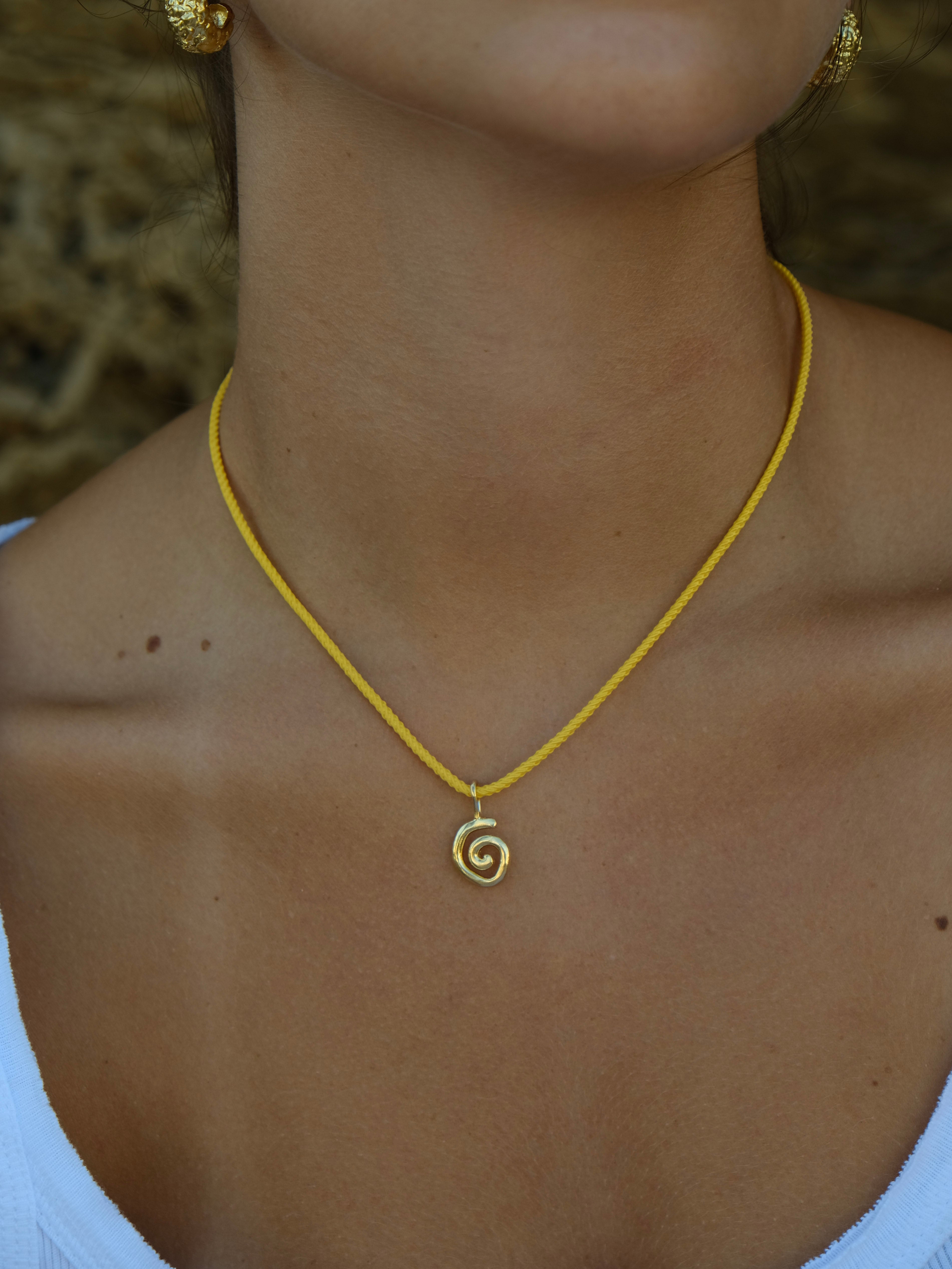 Spiral Necklace Gold | LIMITED