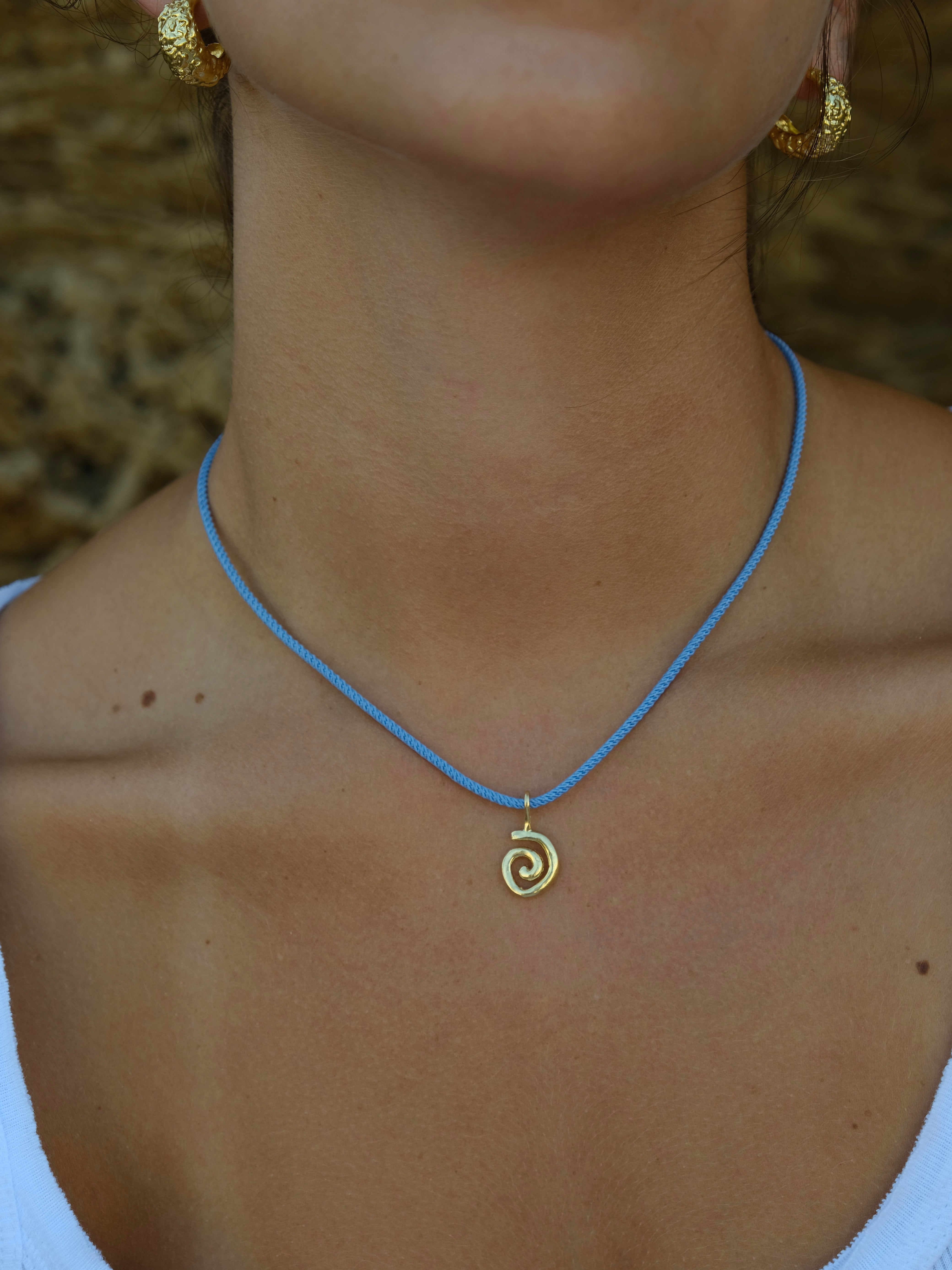 Spiral Necklace Gold | LIMITED