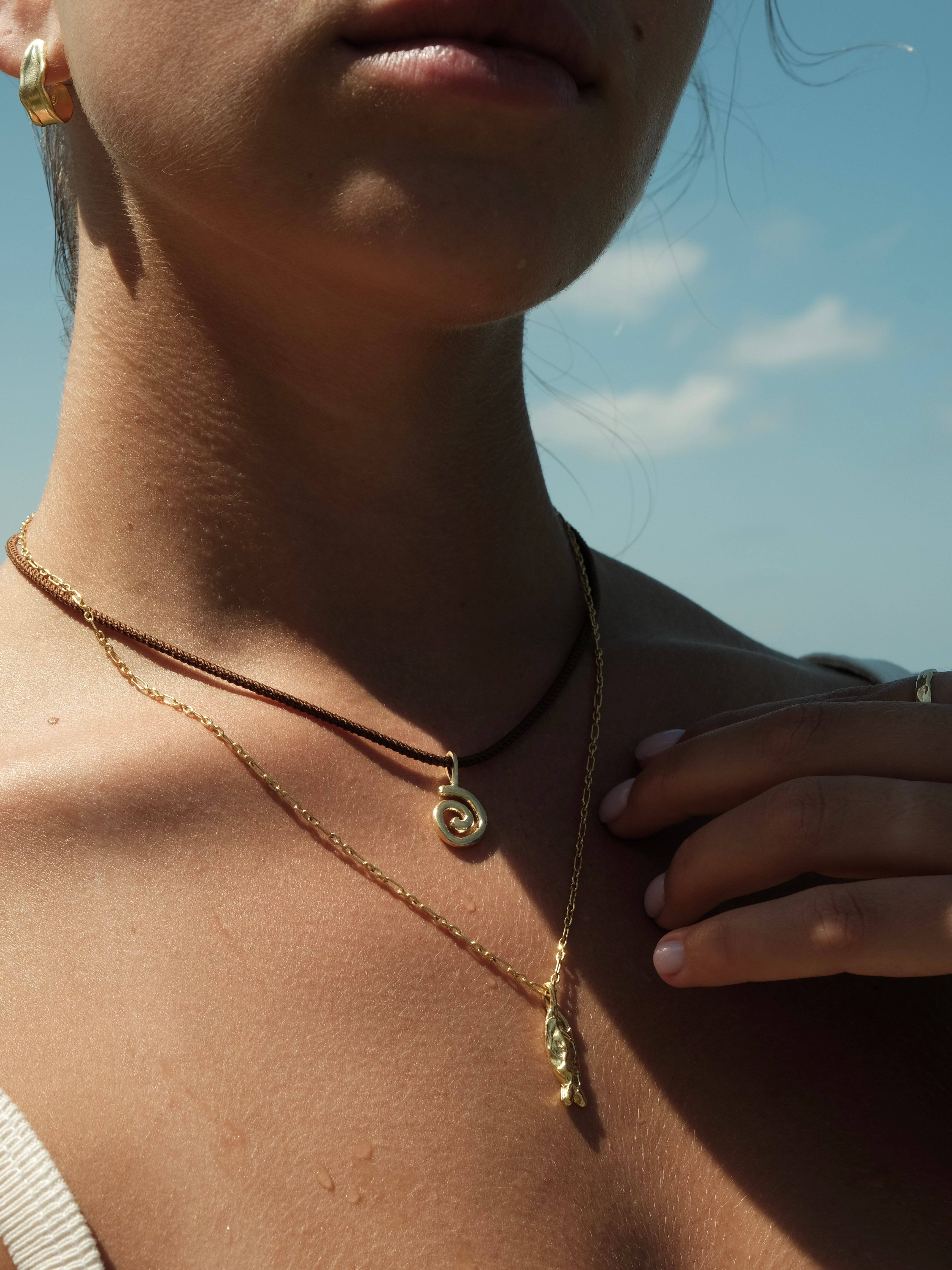 Spiral Necklace Gold | LIMITED
