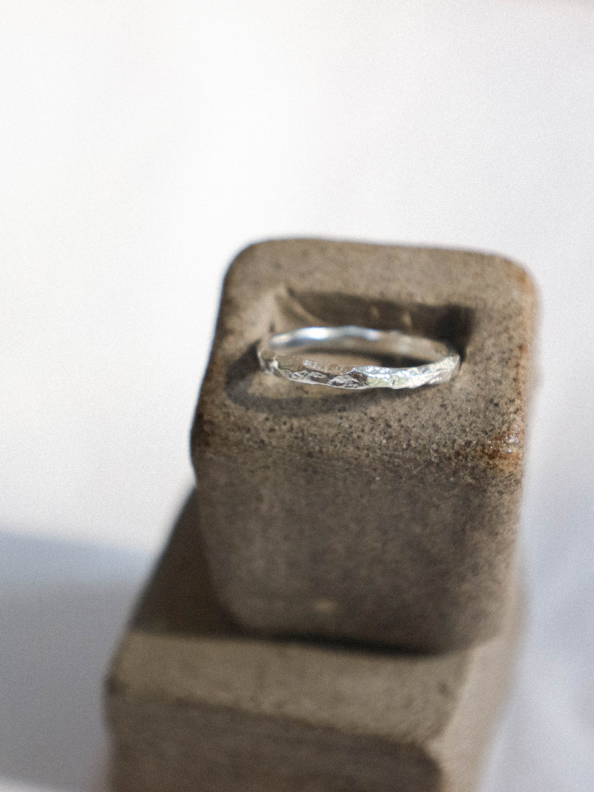 Sand Ring Silver