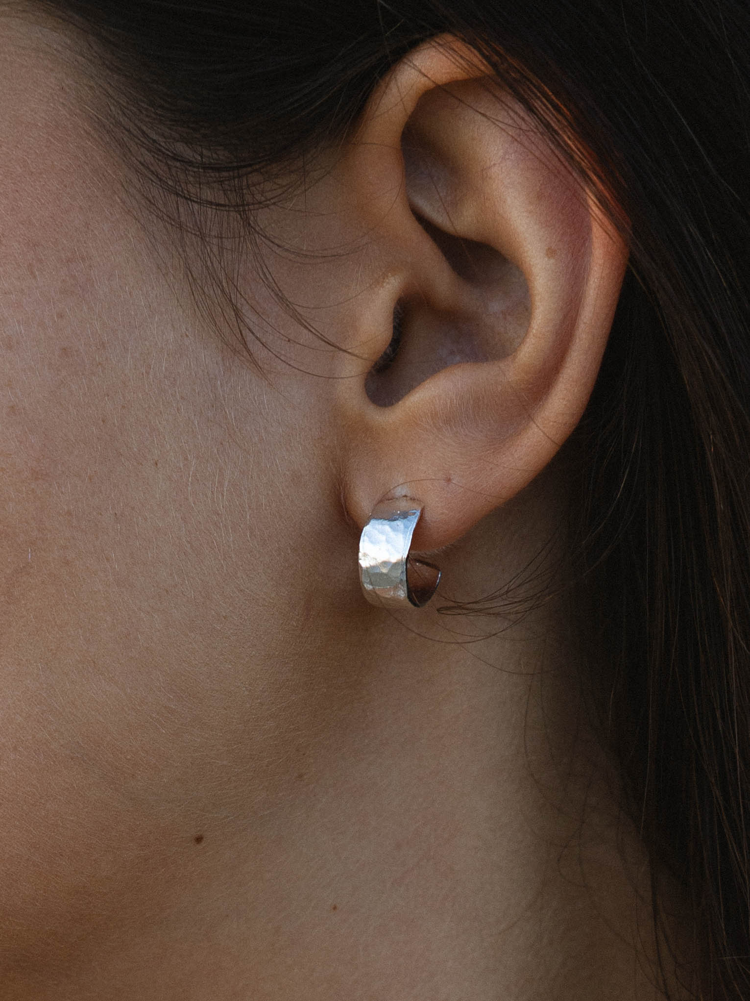 Mini Ariel Earrings Silver