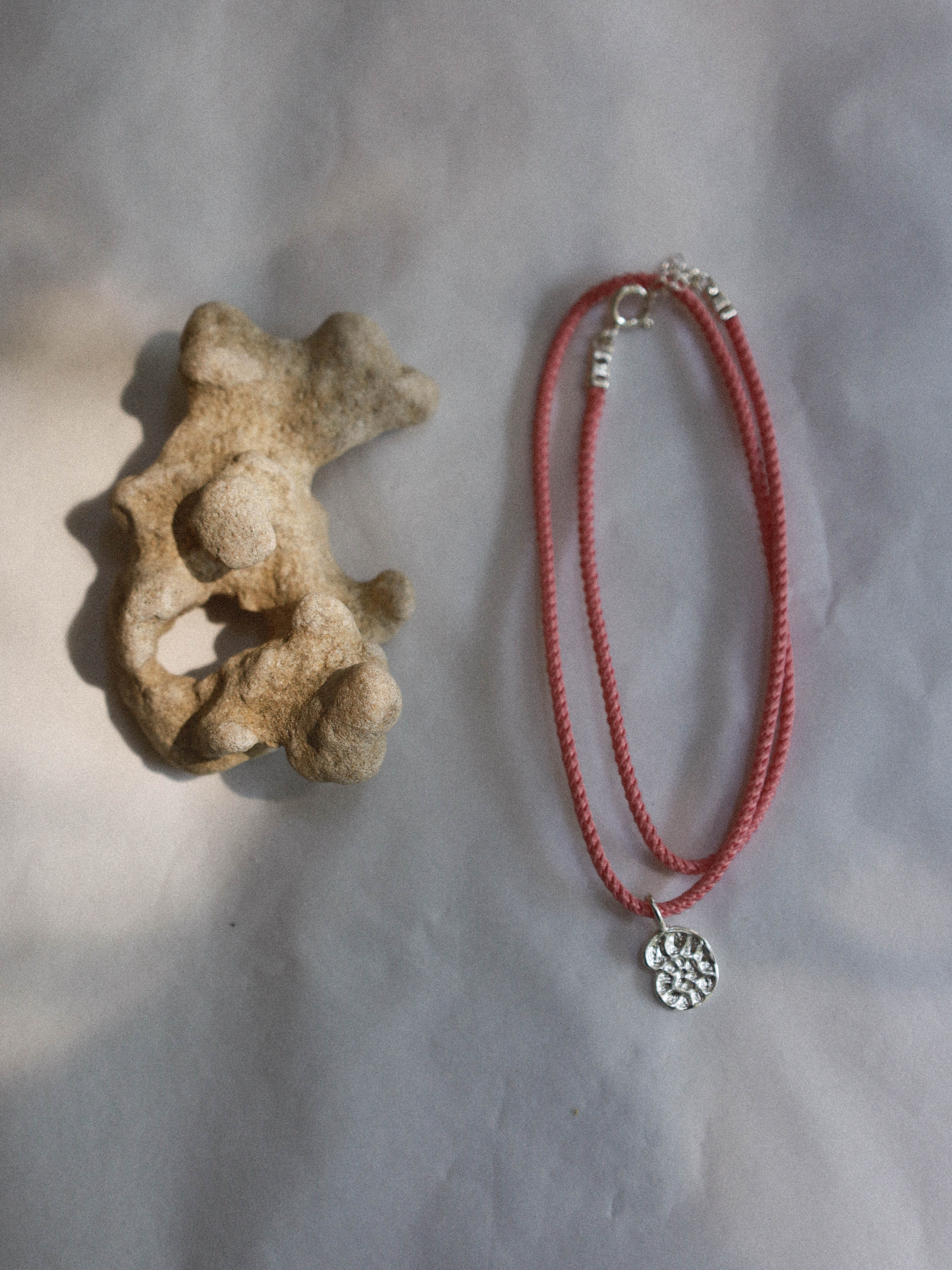 Fossil Necklace Silver | LIMITED