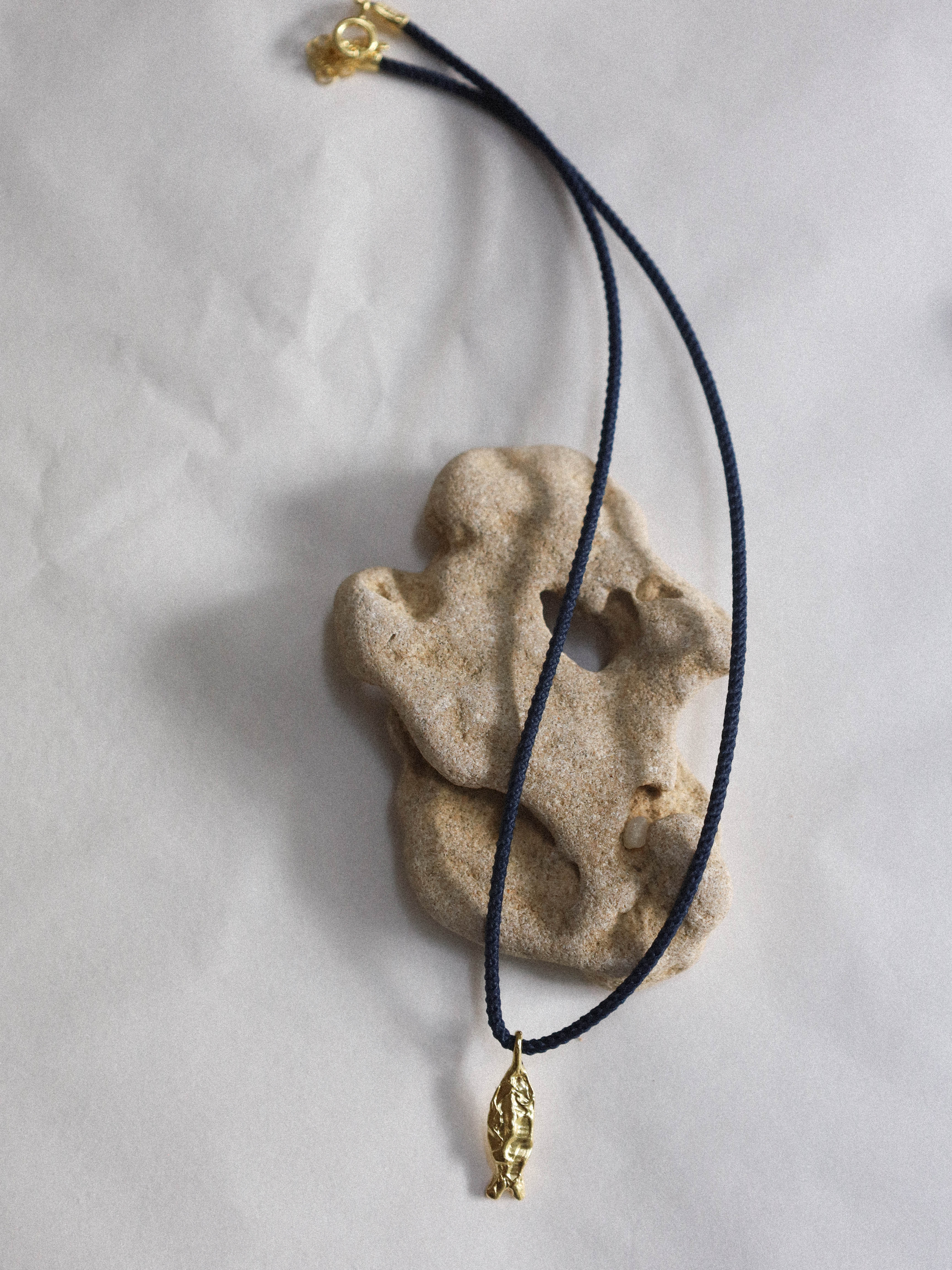 Fish Necklace Gold | LIMITED