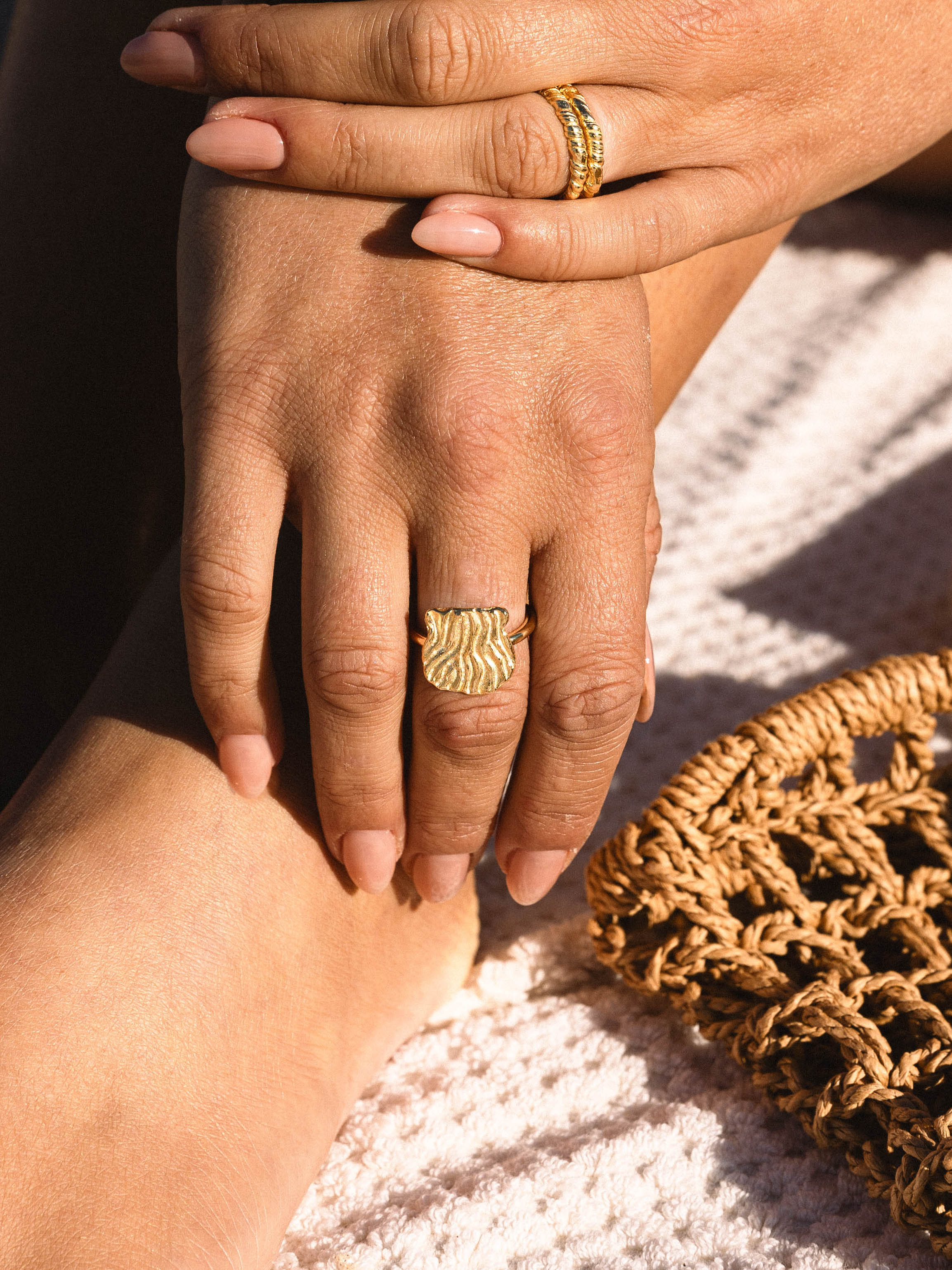 Coral Ring Gold