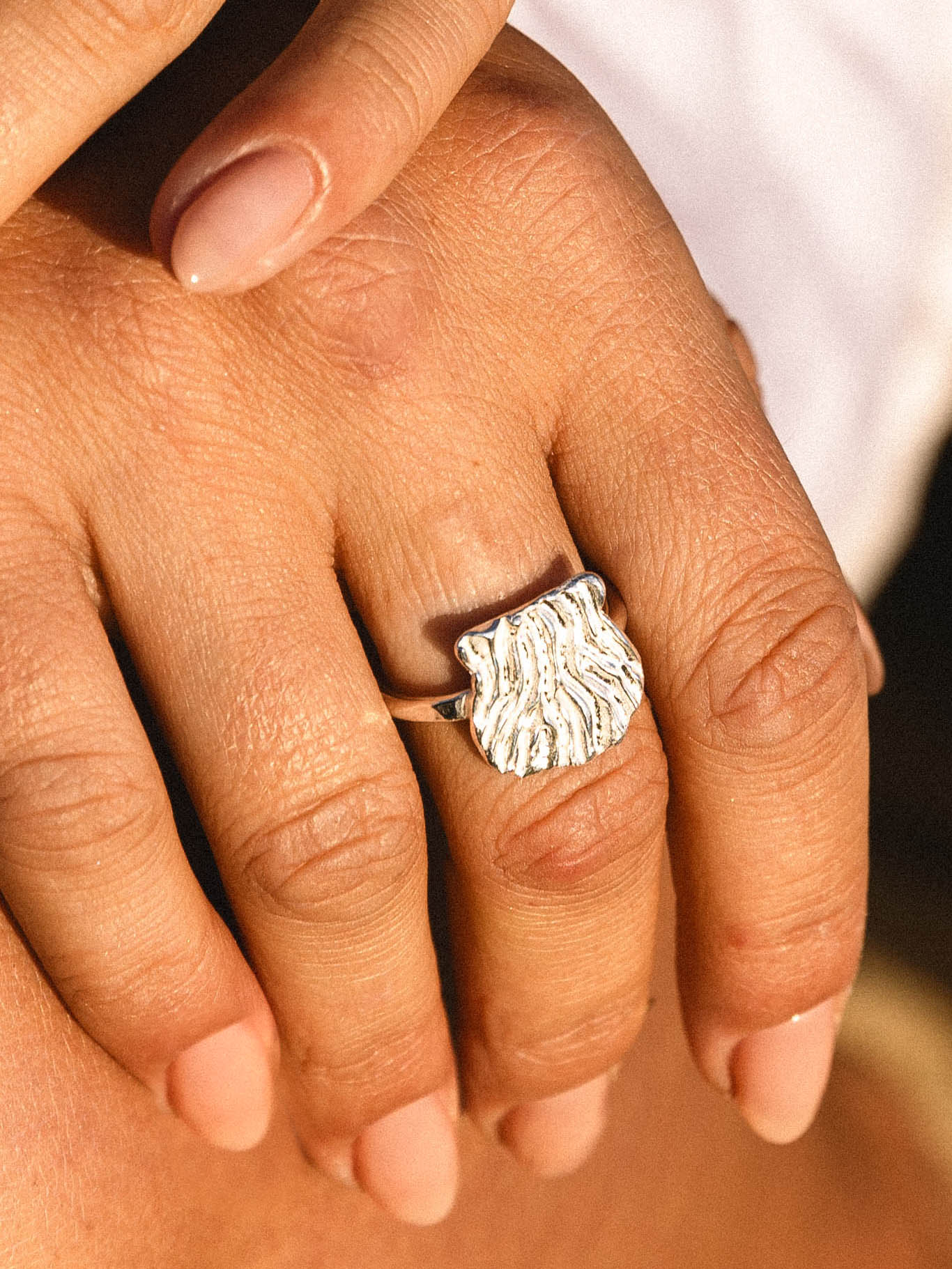 Coral Ring Silver