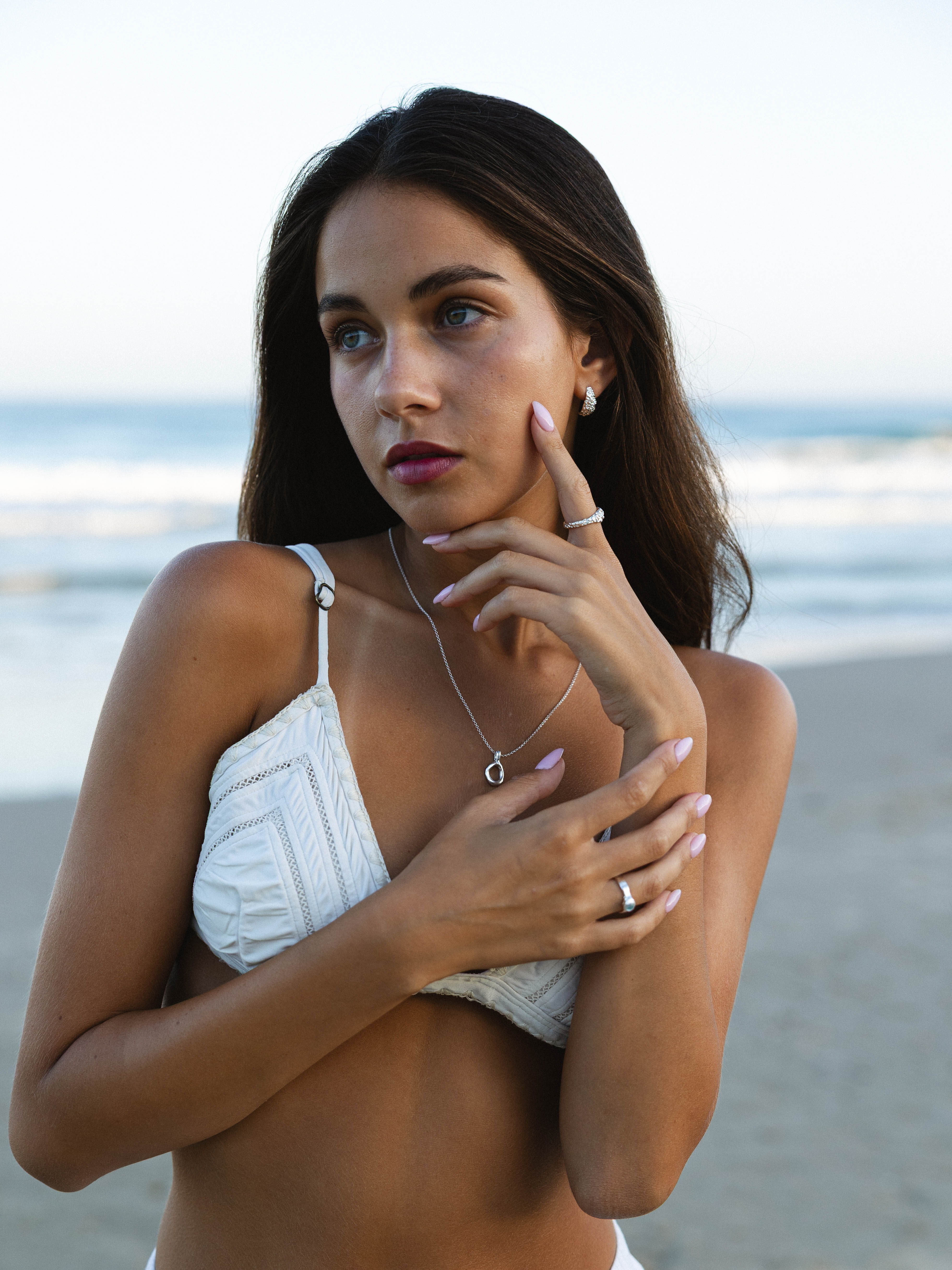 Mela Necklace Silver
