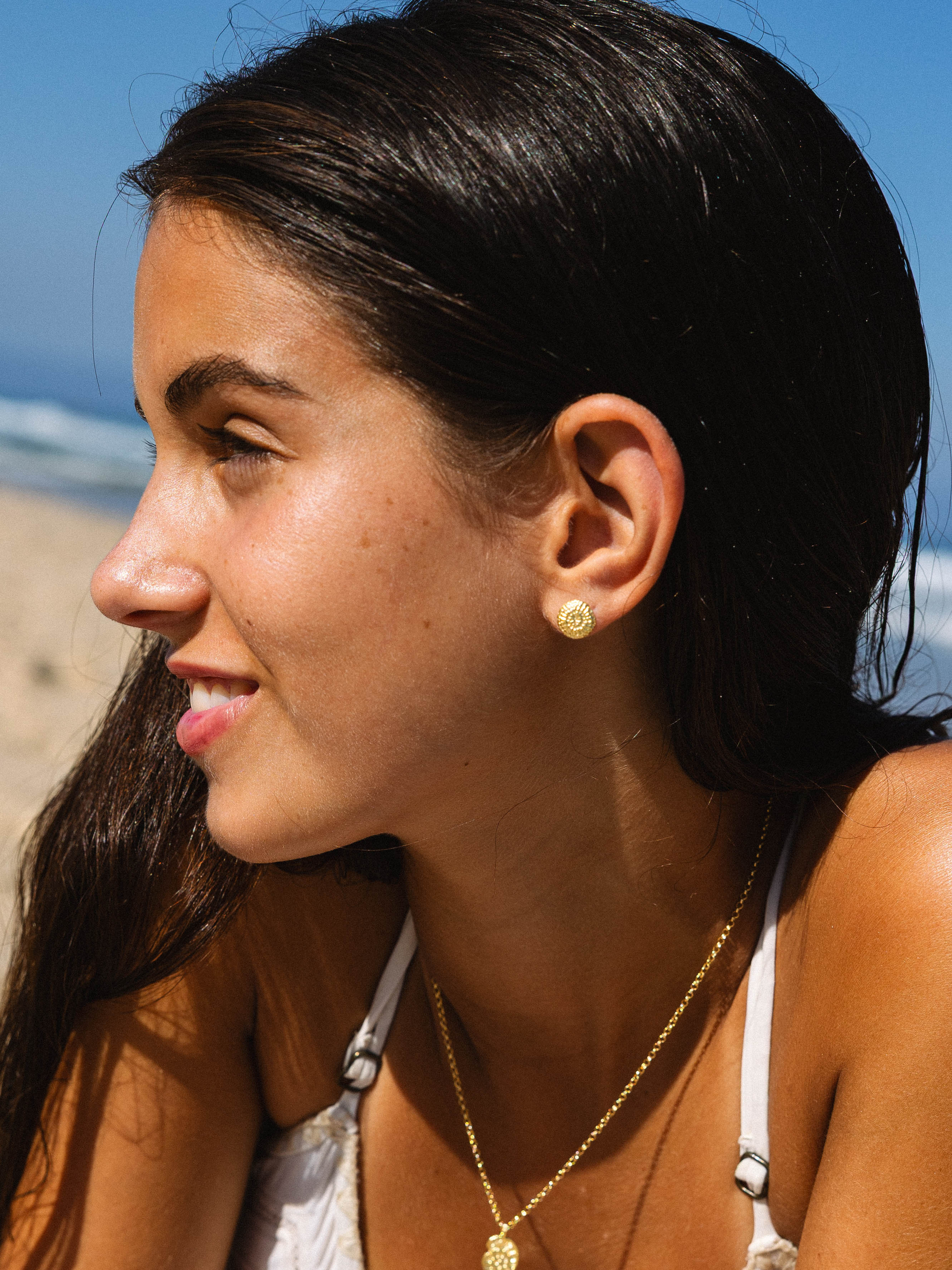 Sola Studs 14K Gold