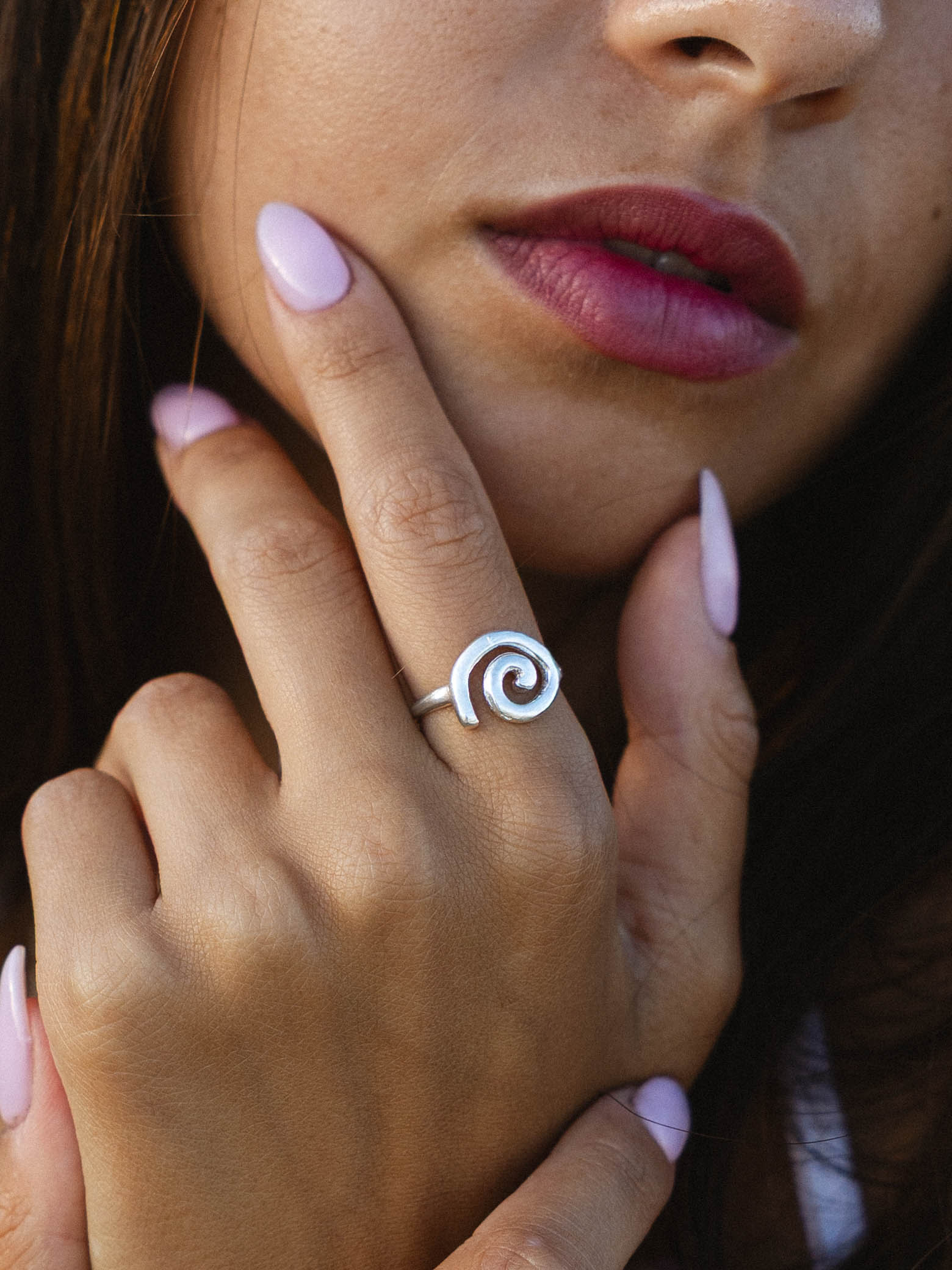 Spiral Ring Silver