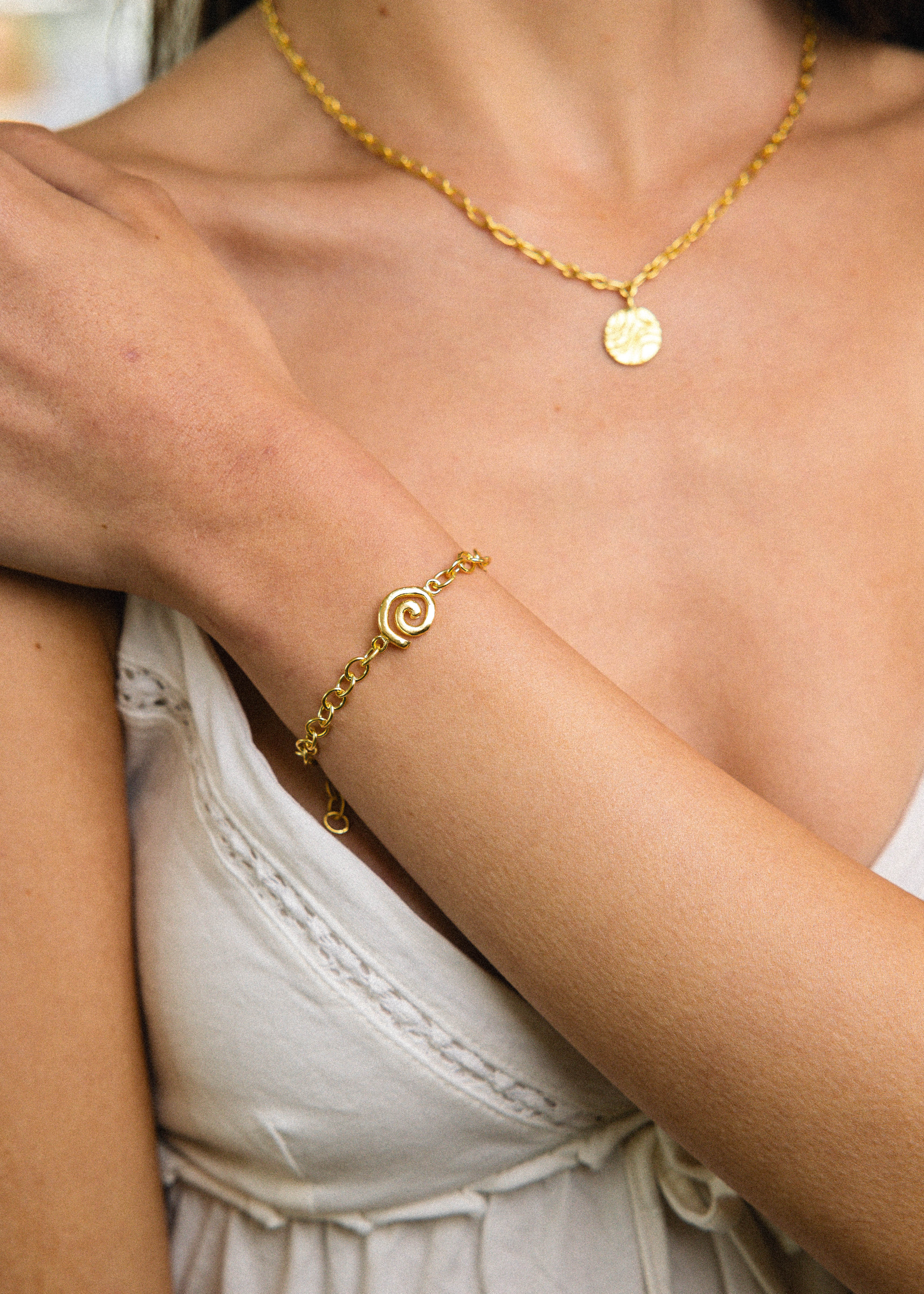 Spiral Bracelet Gold