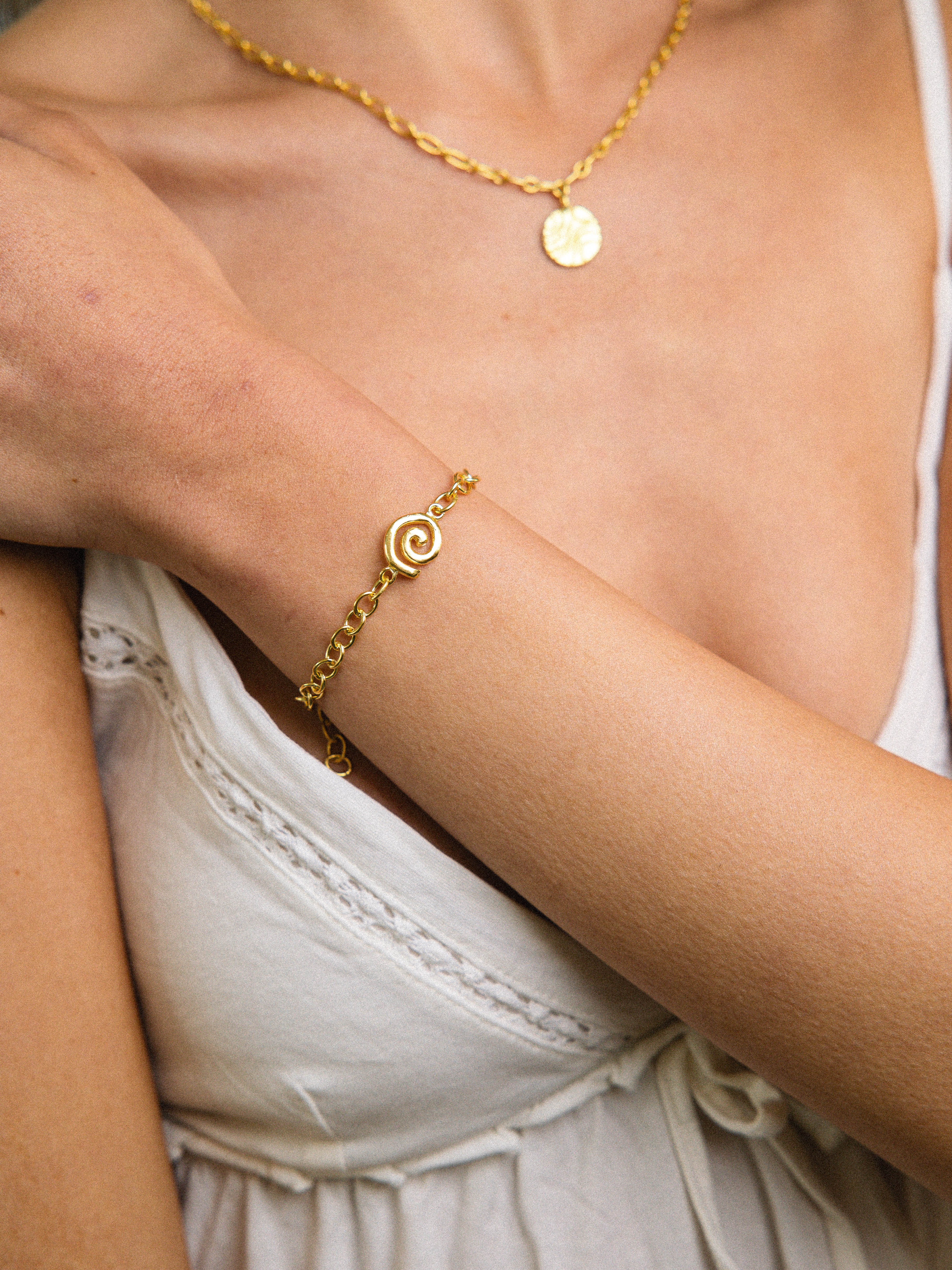 Spiral Bracelet Gold