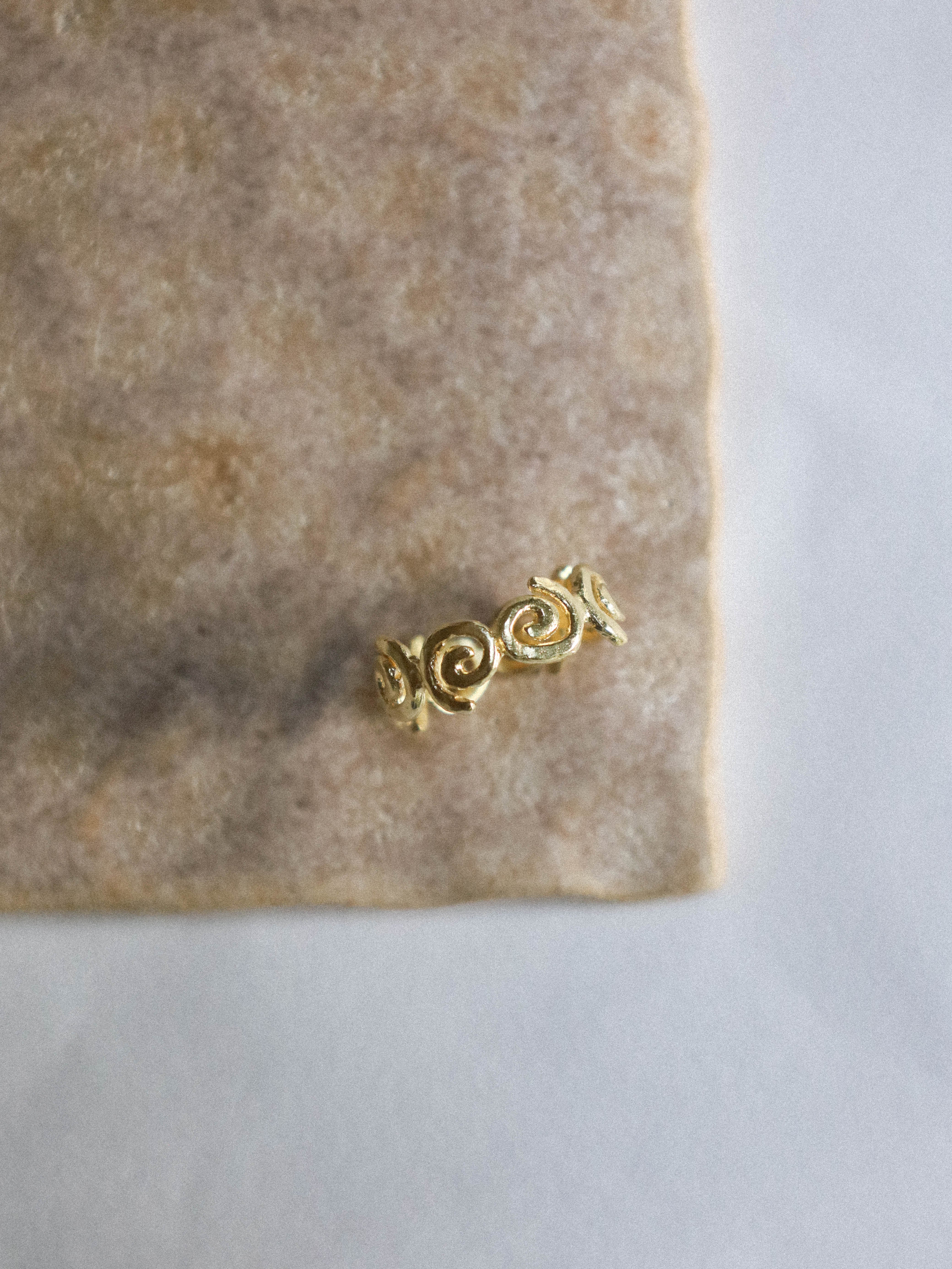 Mini Spiral Ring Gold