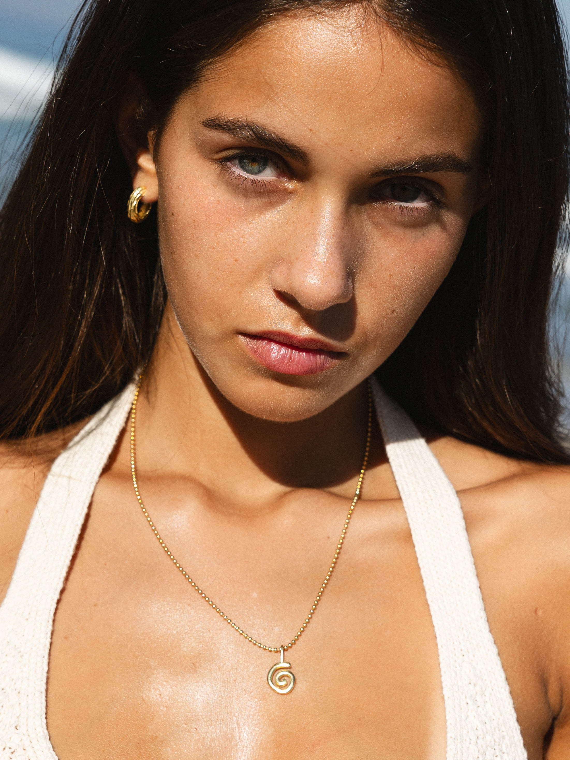 Spiral Necklace Gold