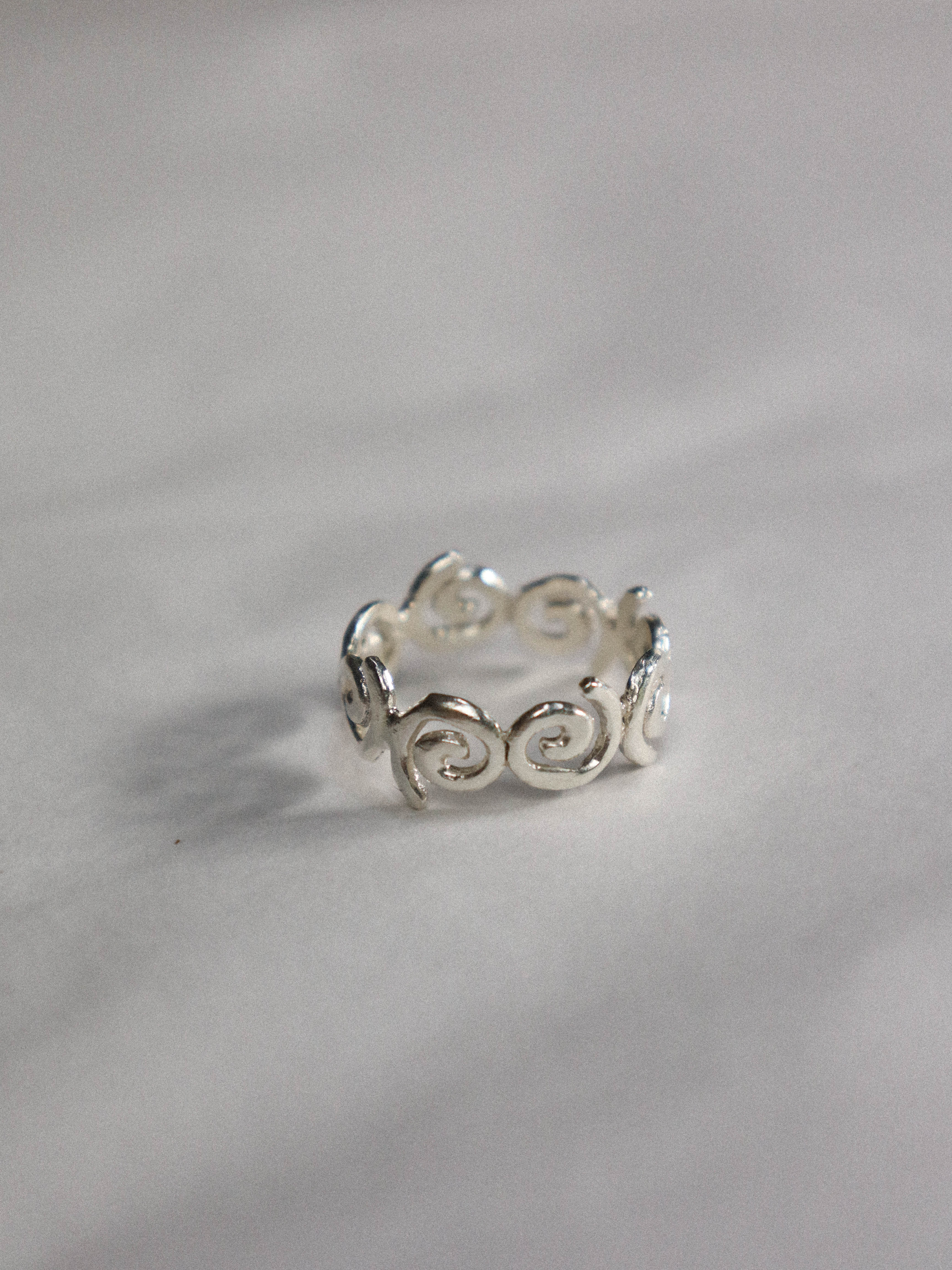 Mini Spiral Ring Silver