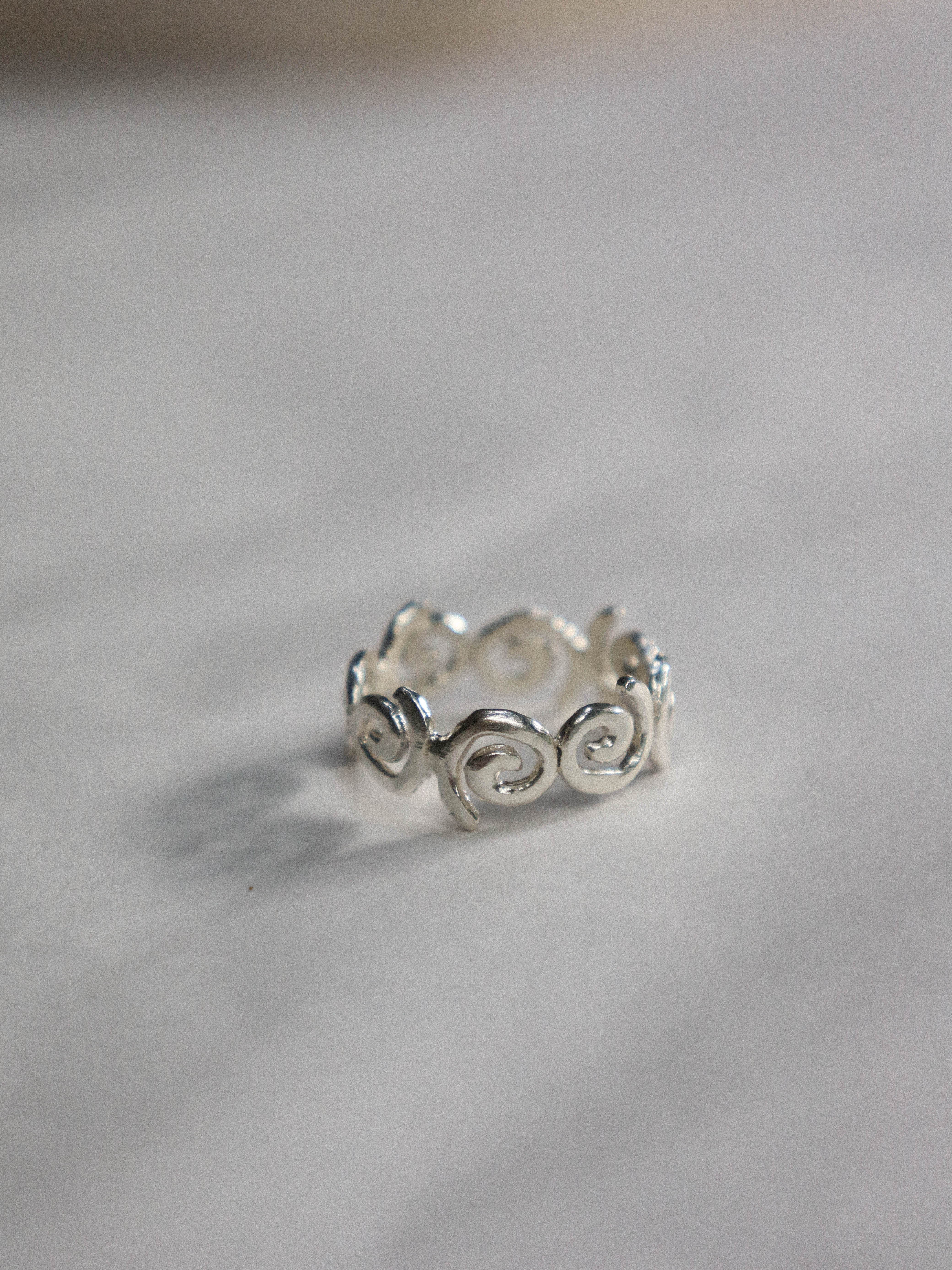 Mini Spiral Ring Silver