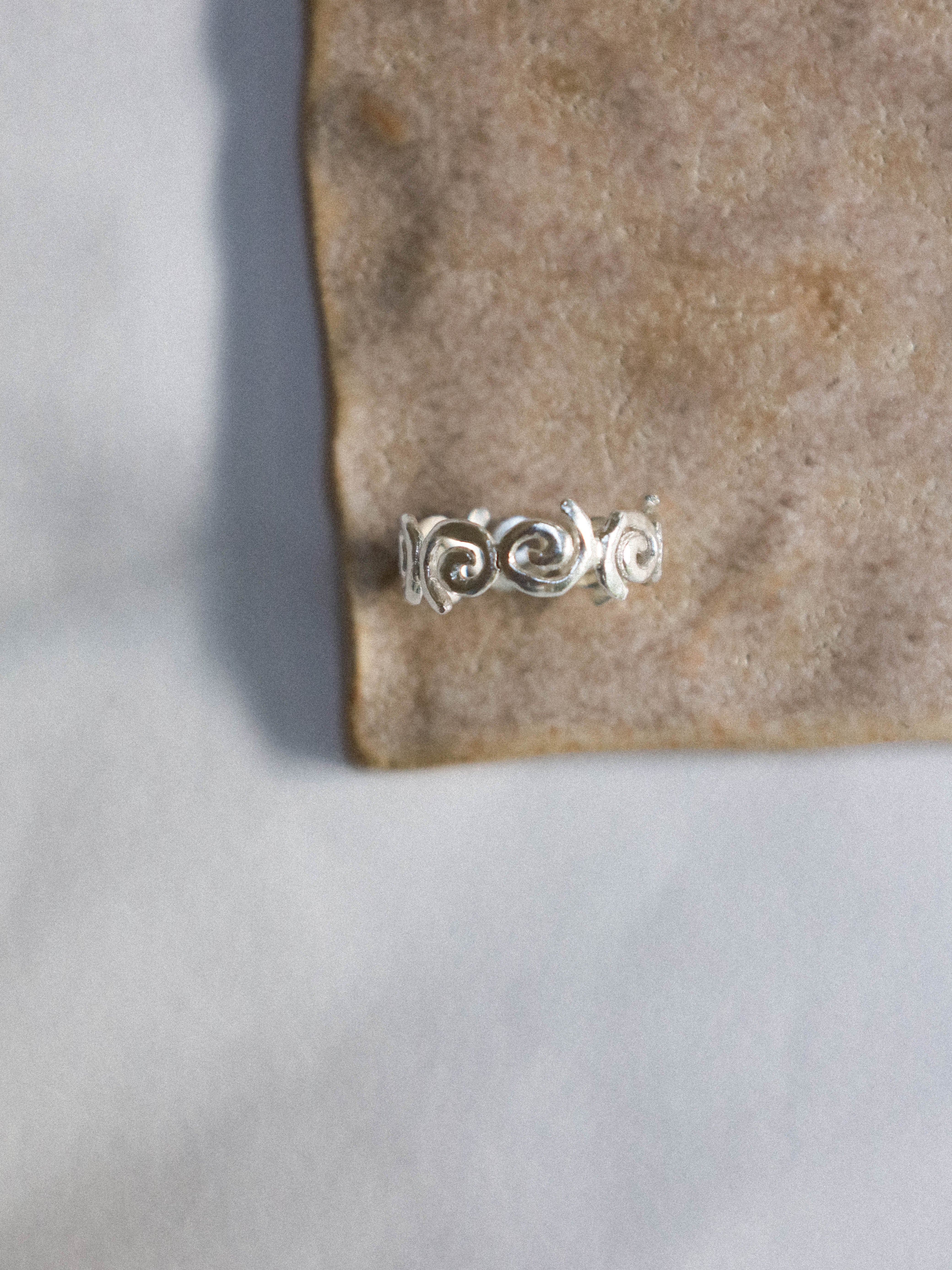 Mini Spiral Ring Silver