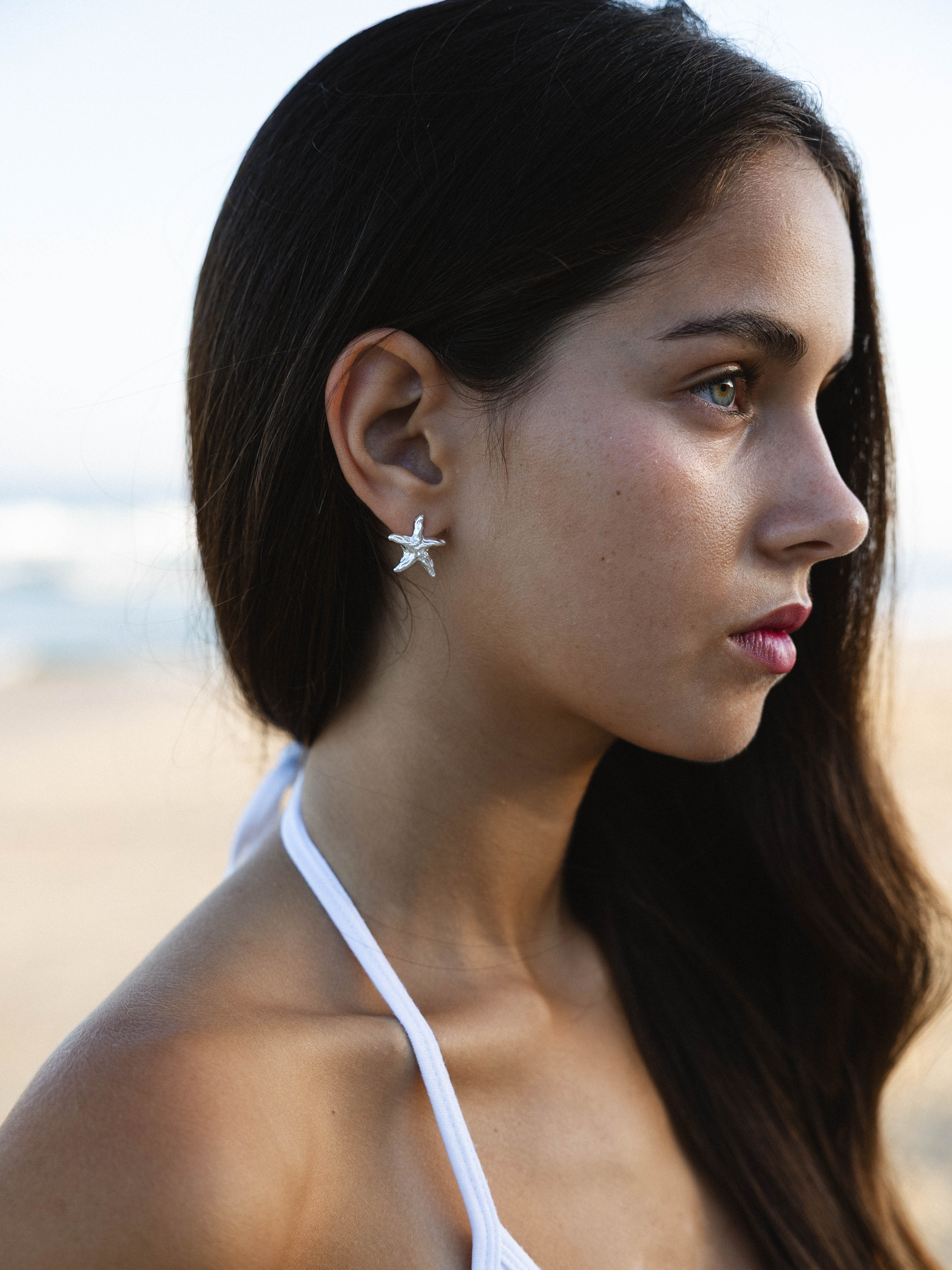 Star Earrings Silver