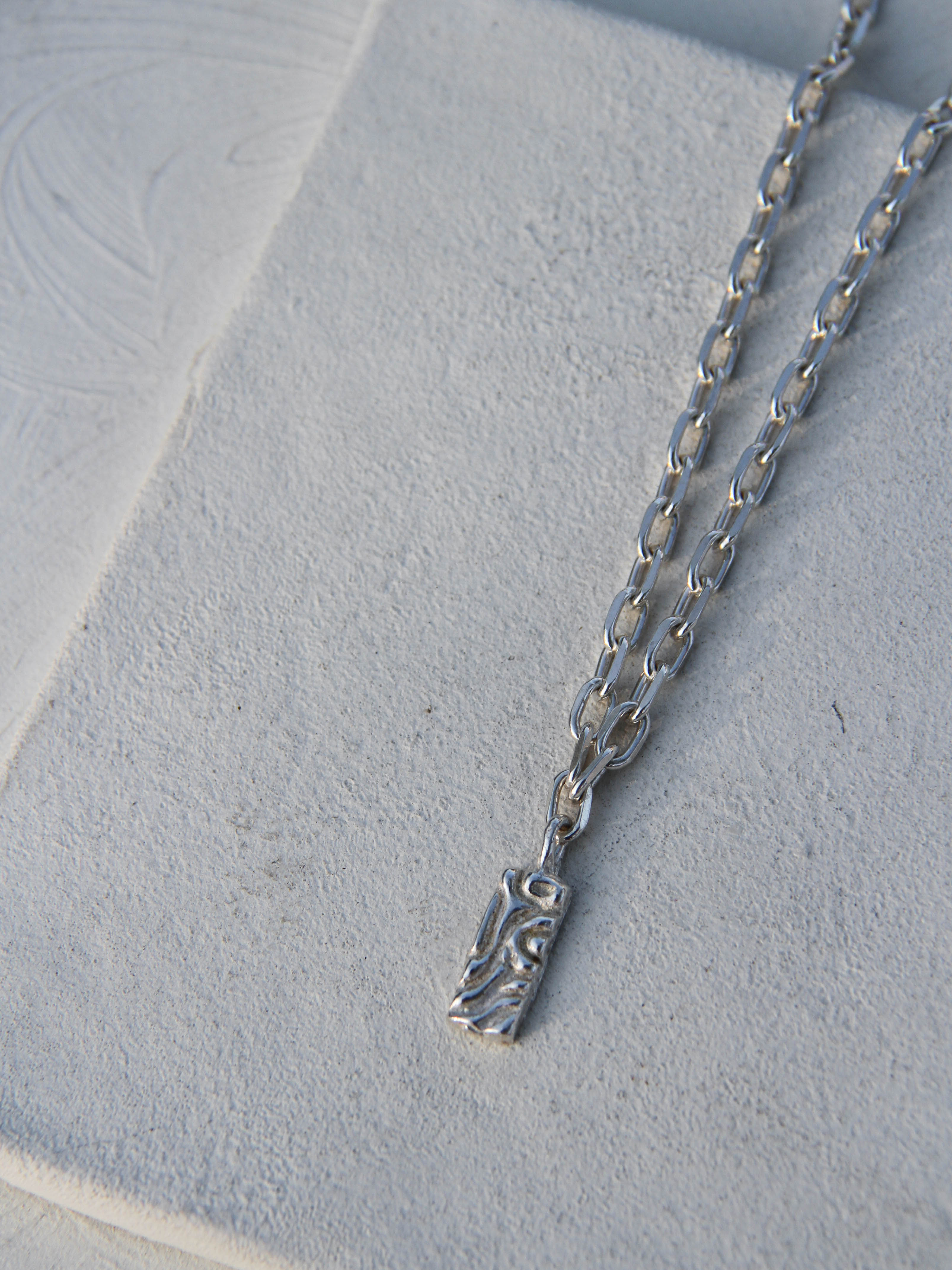 Chunky Zoey Necklace Silver